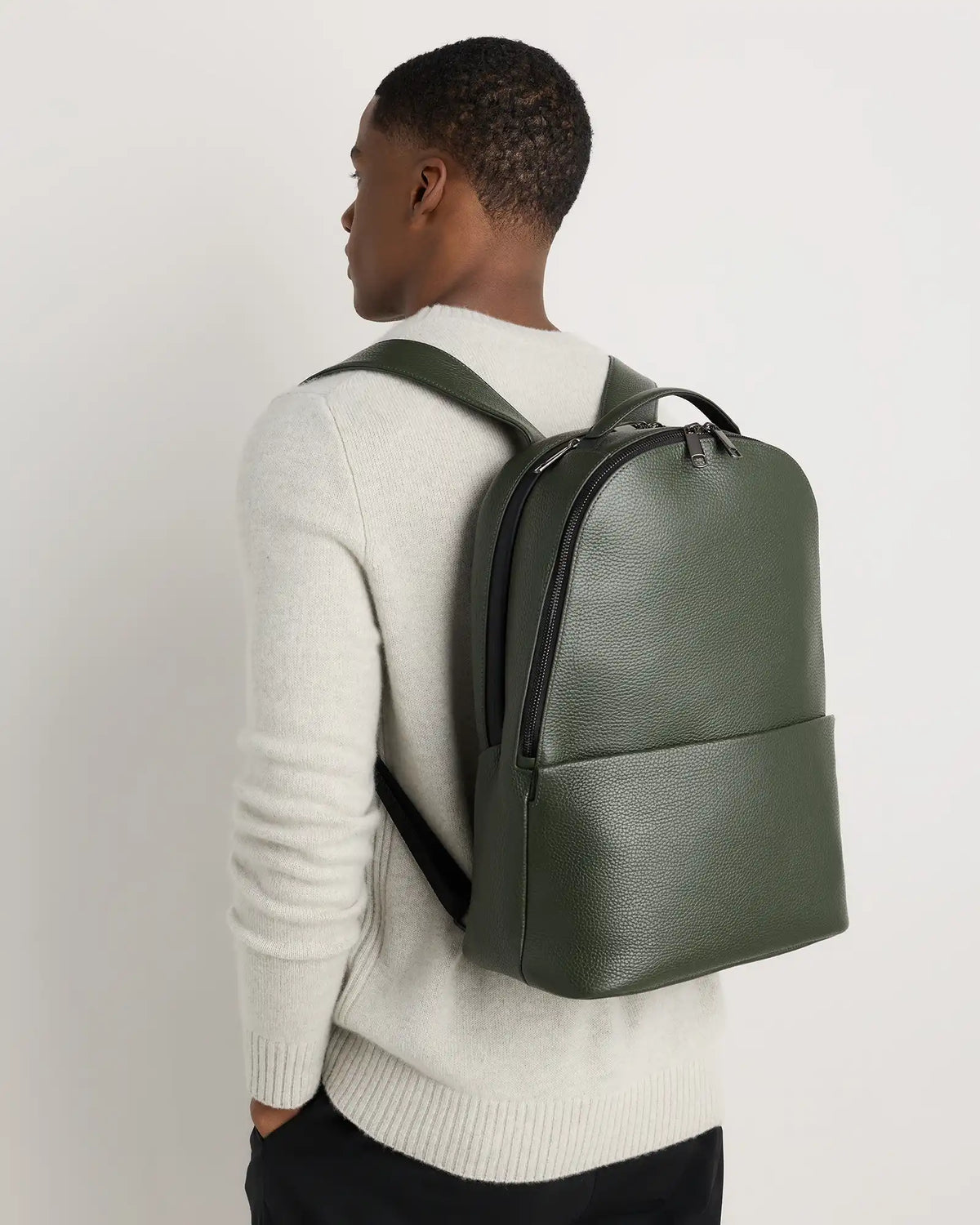 Excursion Italian Leather Laptop Backpack