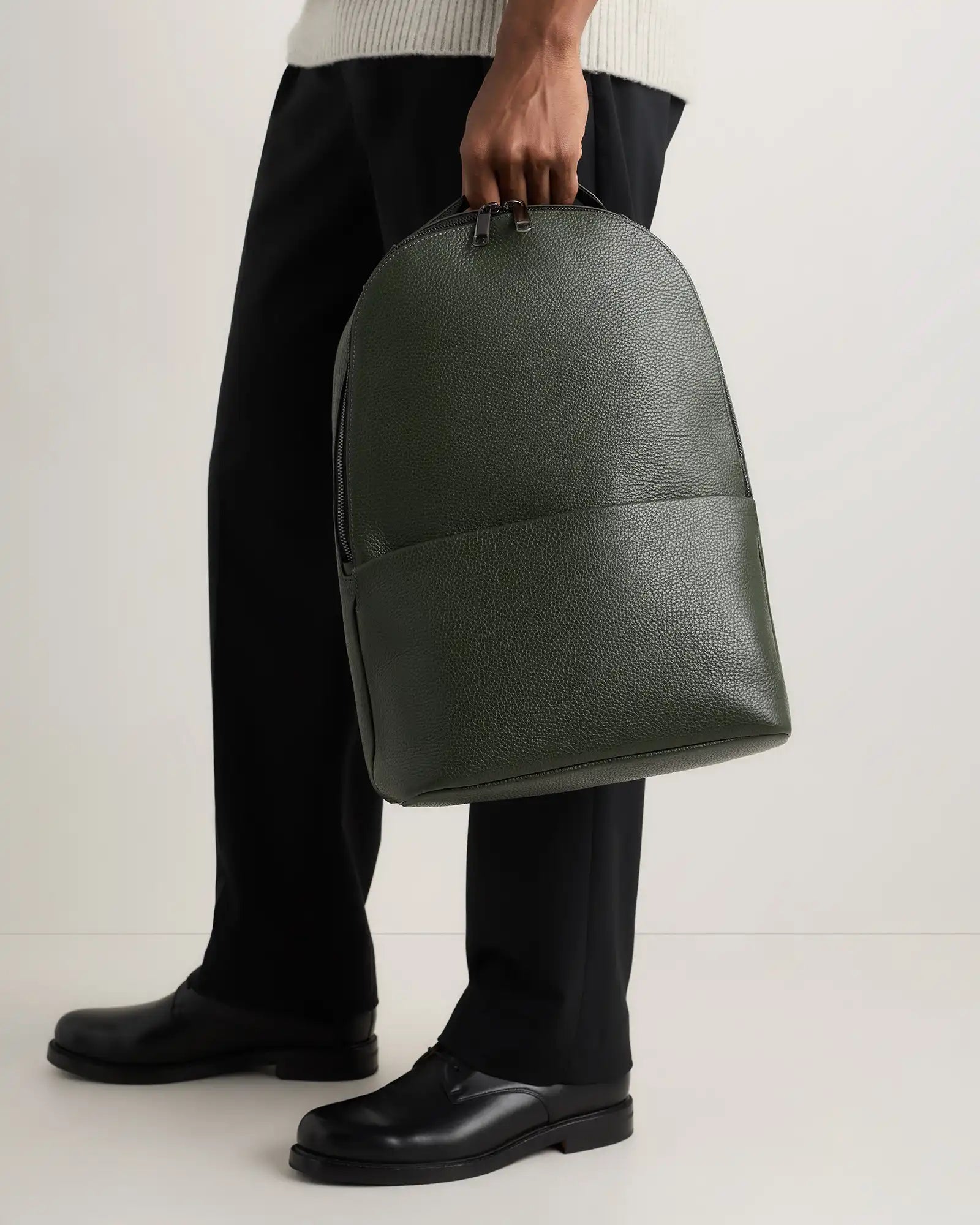 Excursion Italian Leather Laptop Backpack