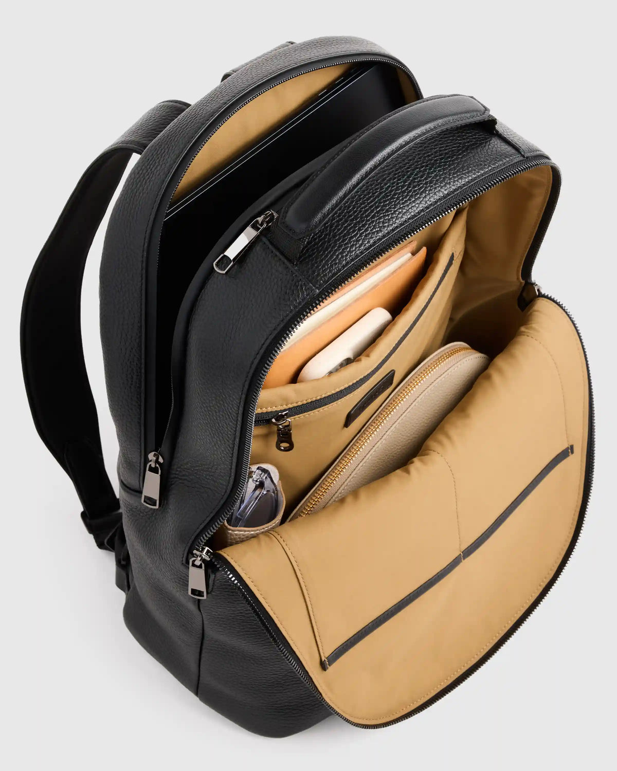 Excursion Italian Leather Laptop Backpack
