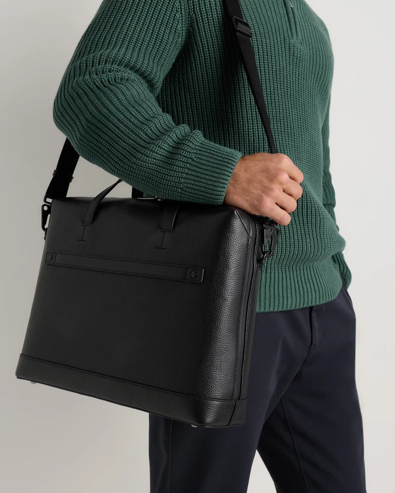 Excursion Italian Leather Slim Laptop Bag