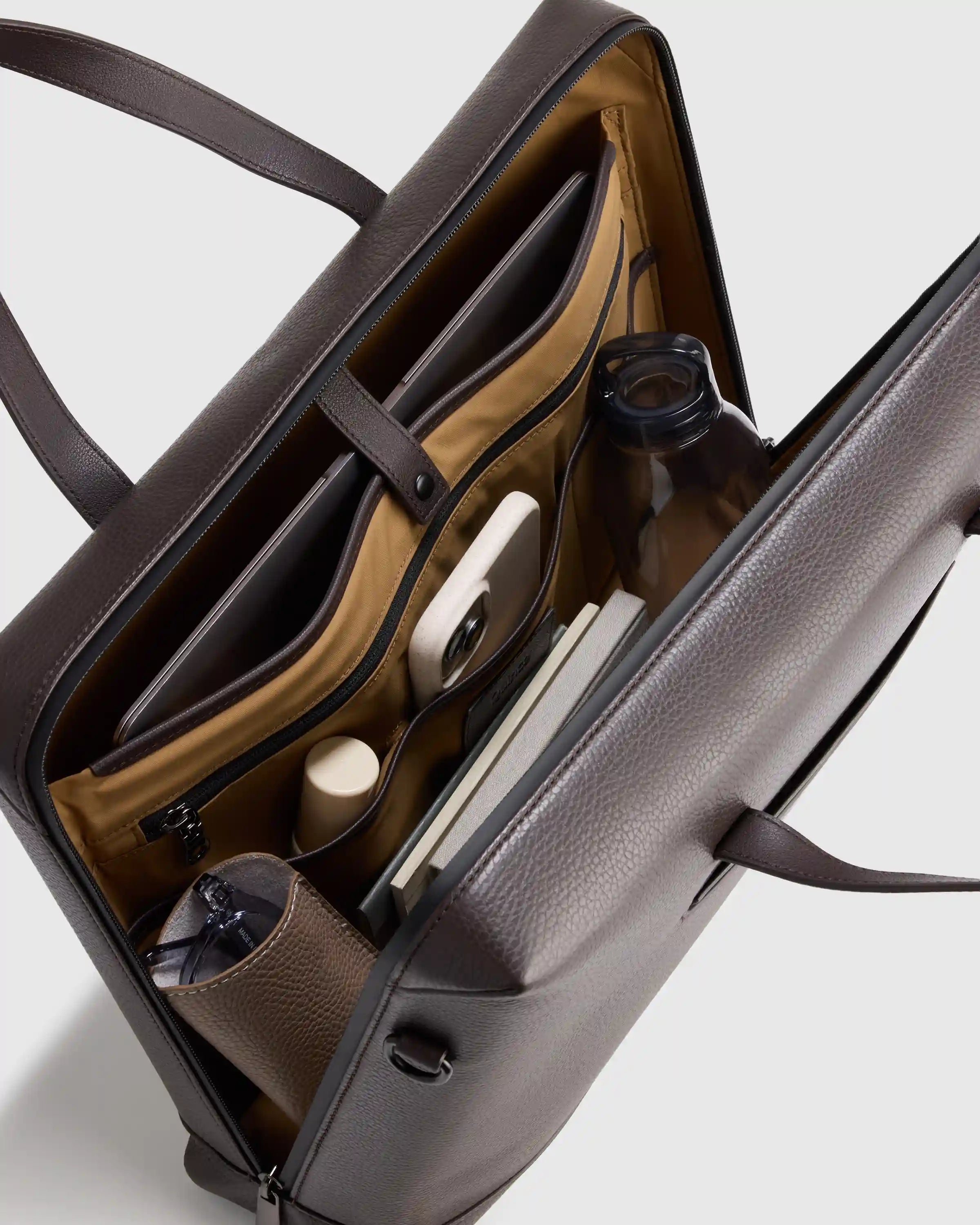 Excursion Italian Leather Slim Laptop Bag