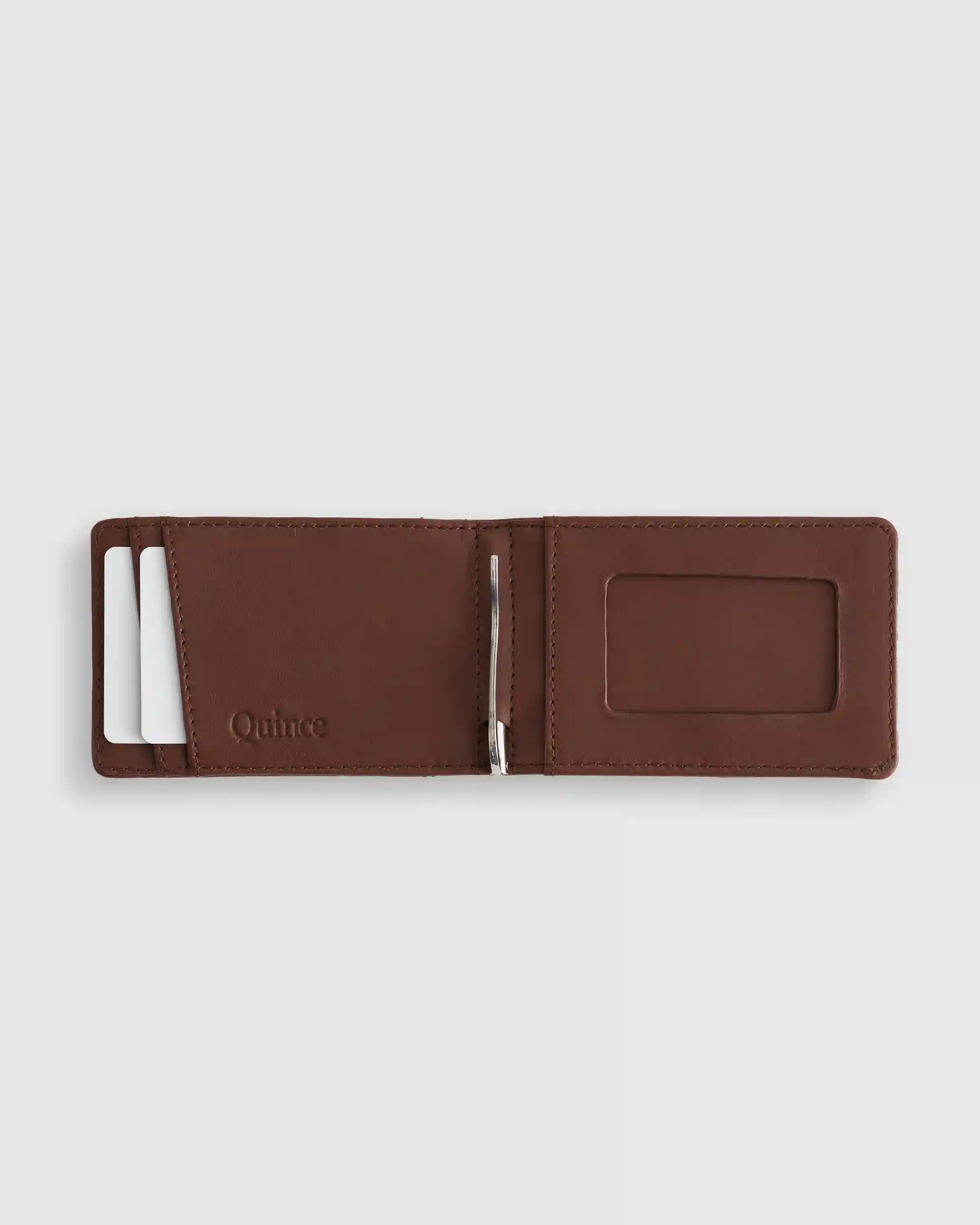 Italian Leather Money-Clip Wallet