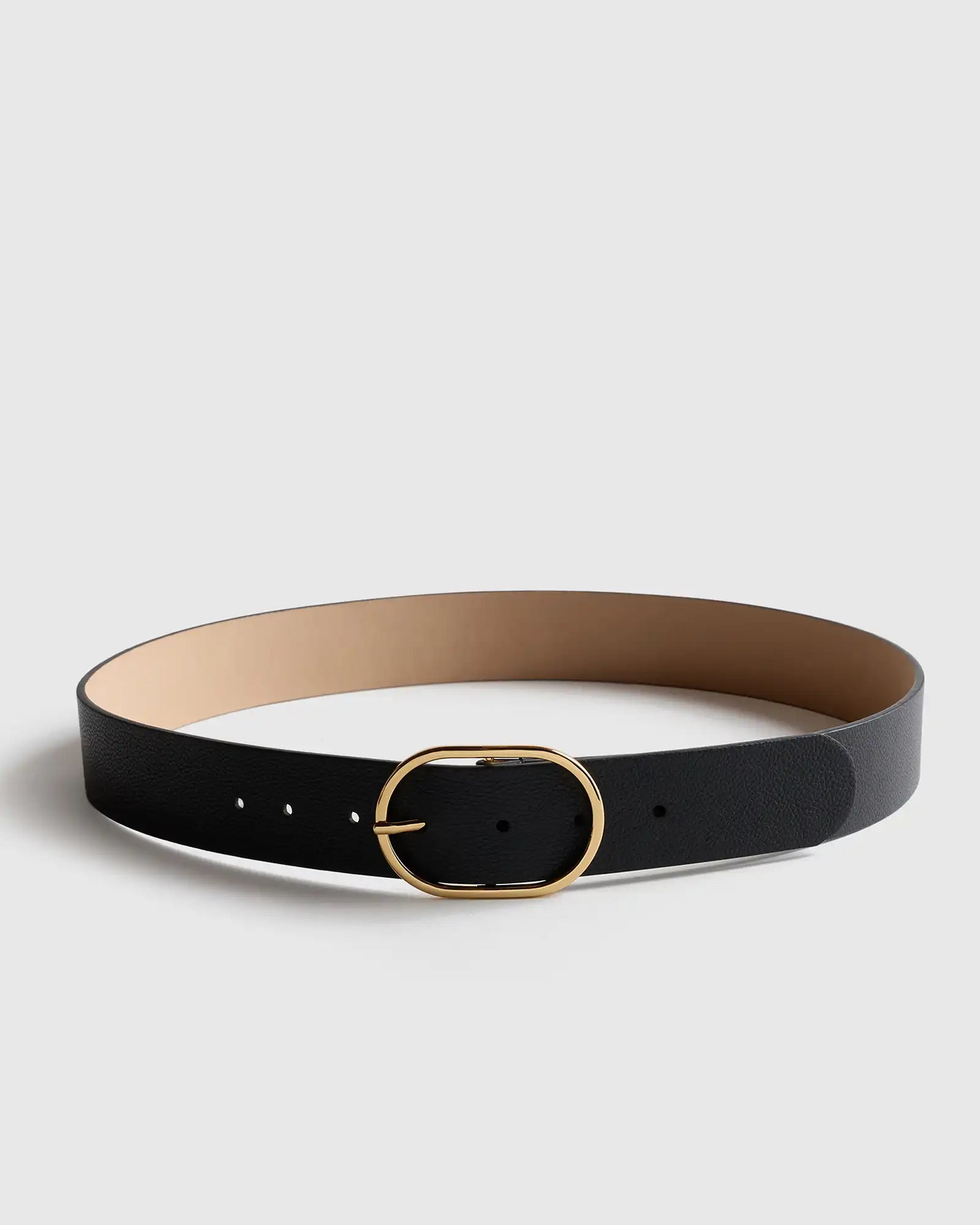 Cleo Oval European Leather Belt