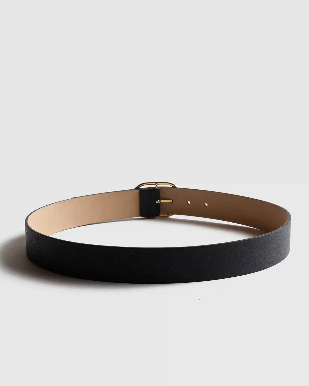 Cleo Oval European Leather Belt