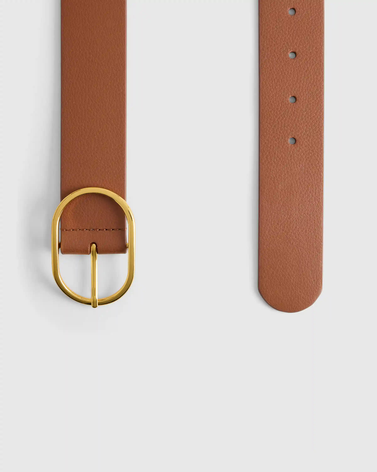Cleo Oval European Leather Belt