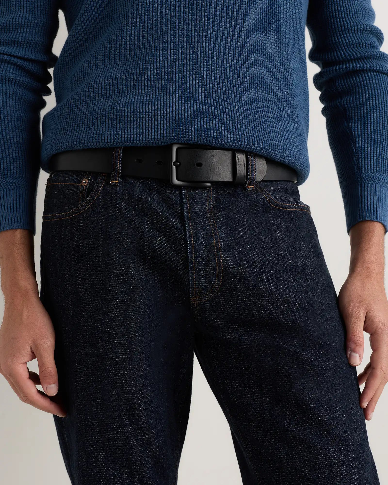 Adam Heritage Leather Jeans Belt