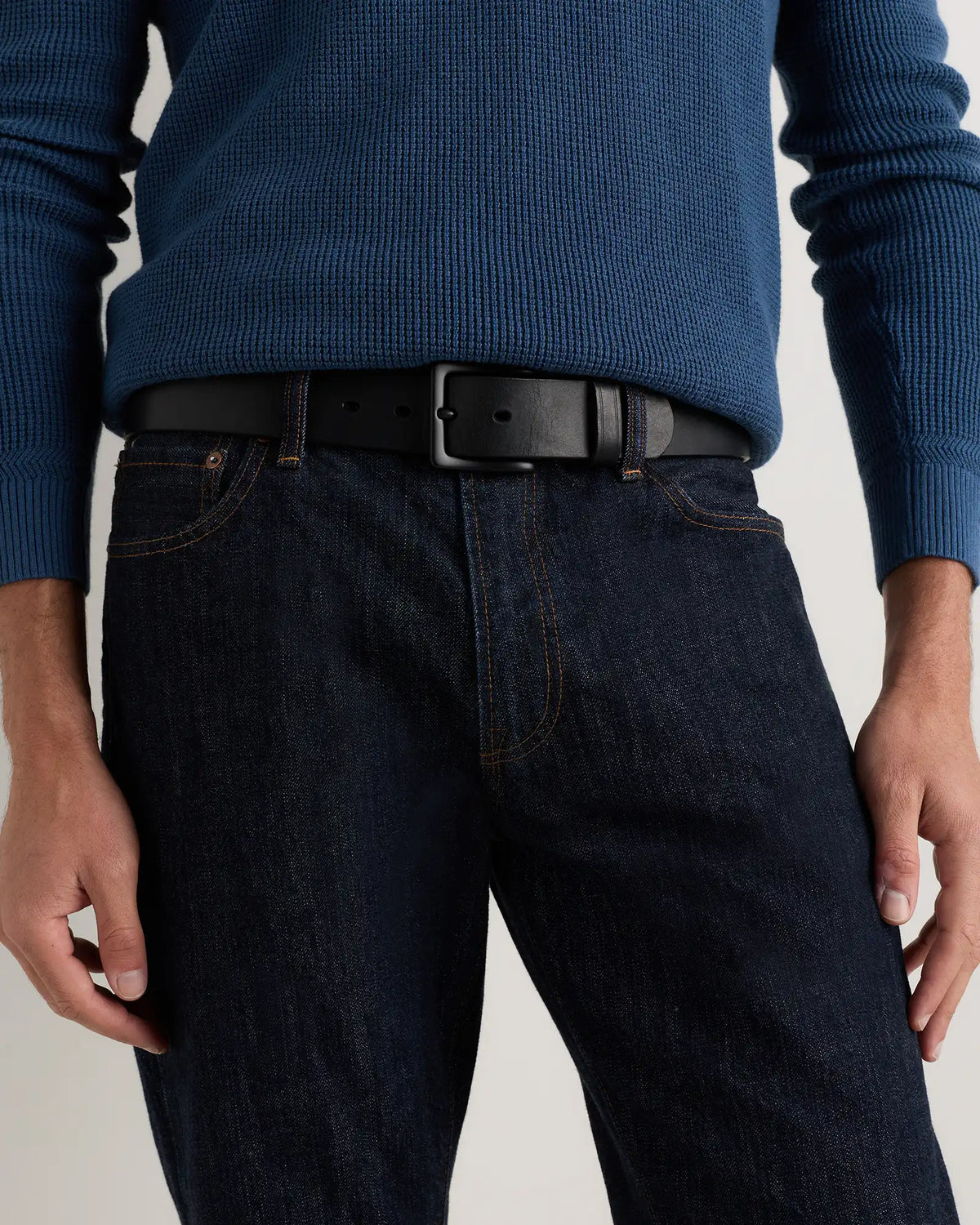 Adam Heritage Leather Jeans Belt