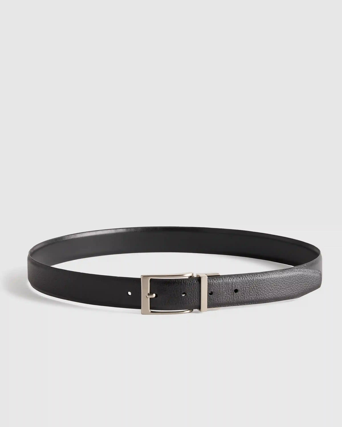 Owen Calfskin Leather Reversible Dress Belt