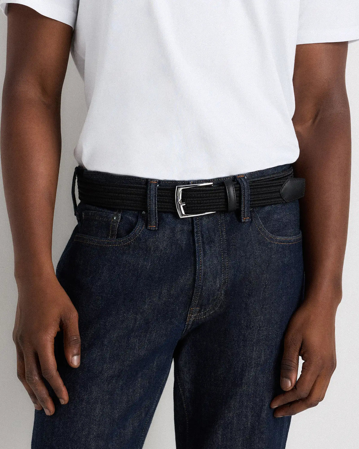 James Woven Stretch Belt