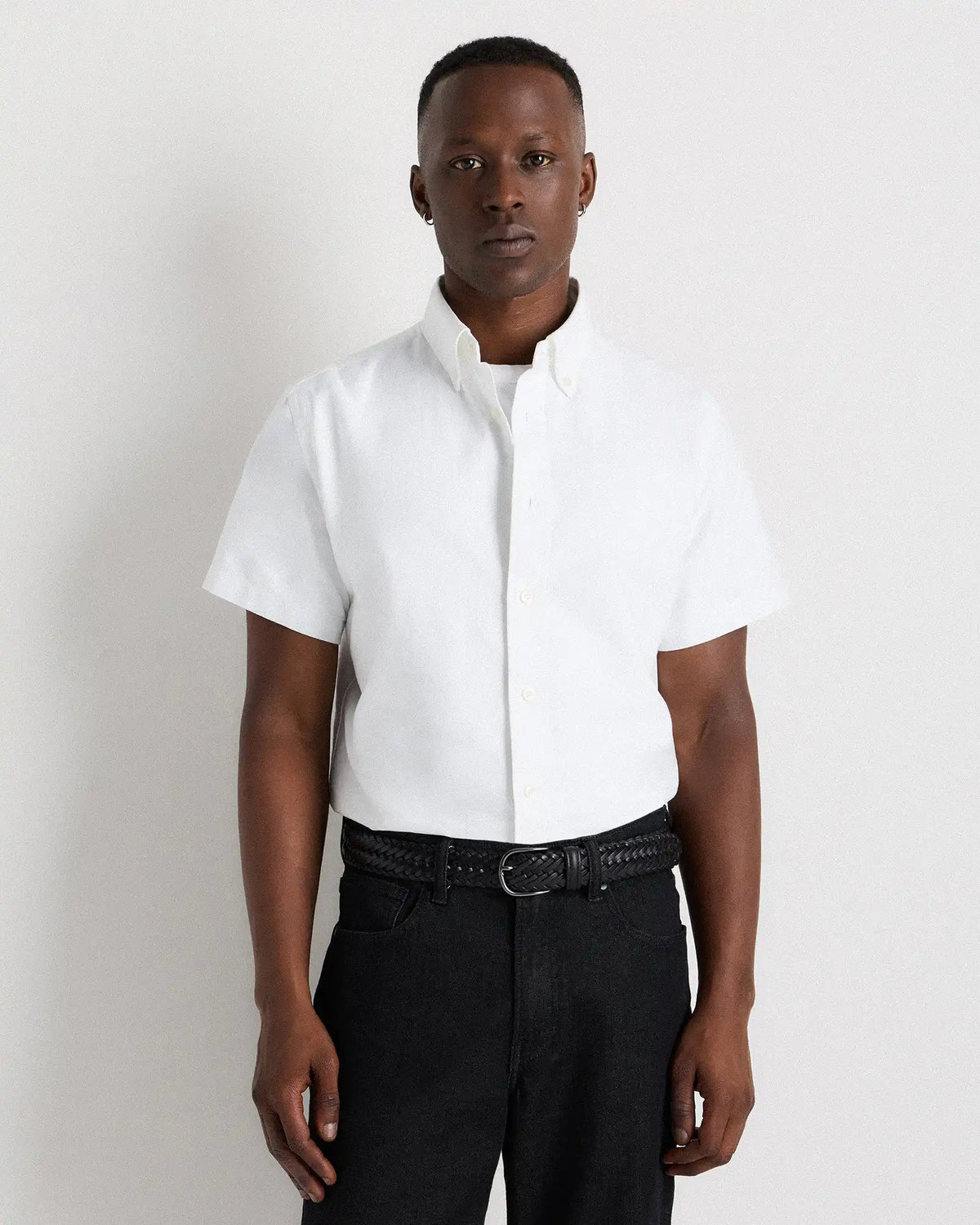 Jack Italian Leather Woven Belt