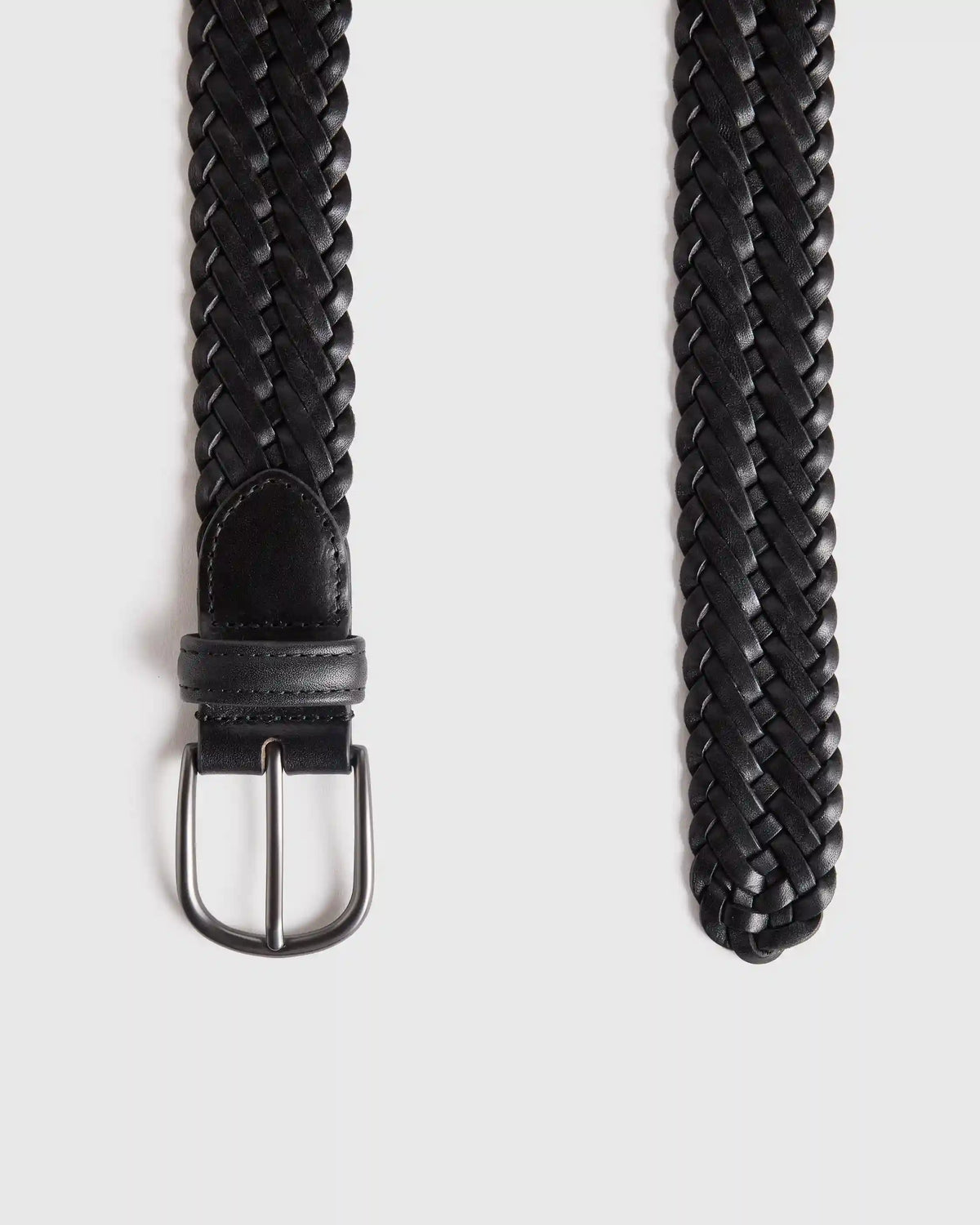 Jack Italian Leather Woven Belt