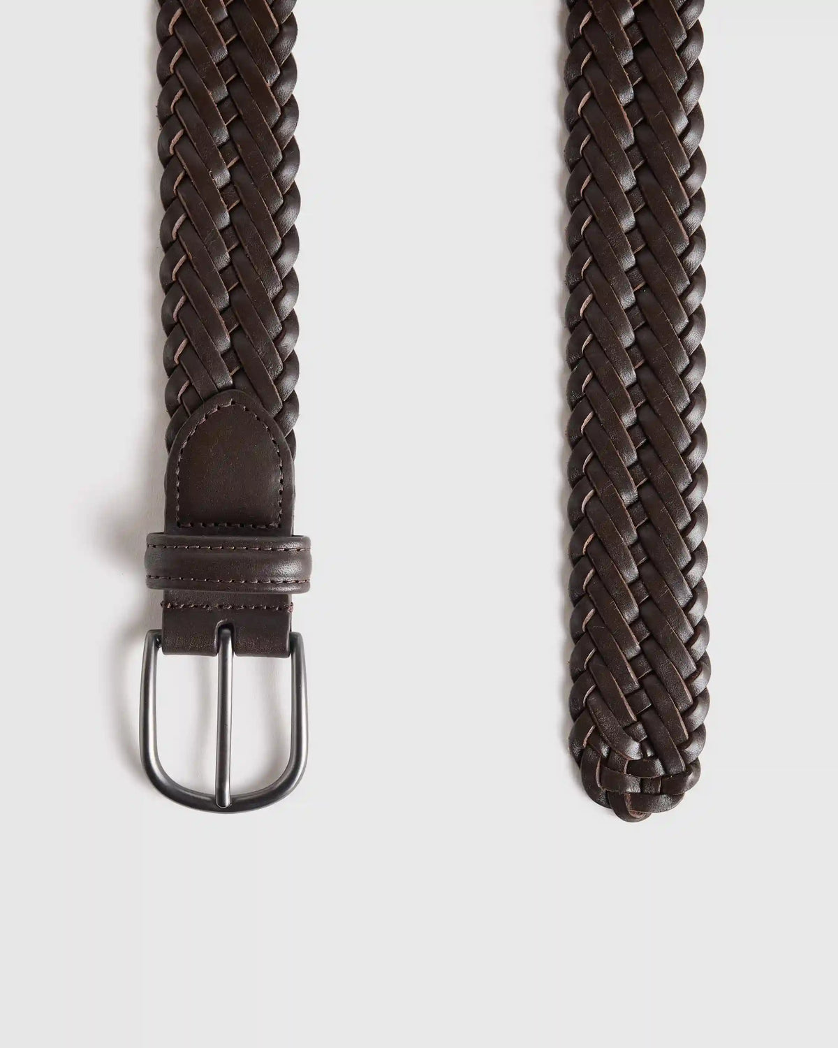 Jack Italian Leather Woven Belt
