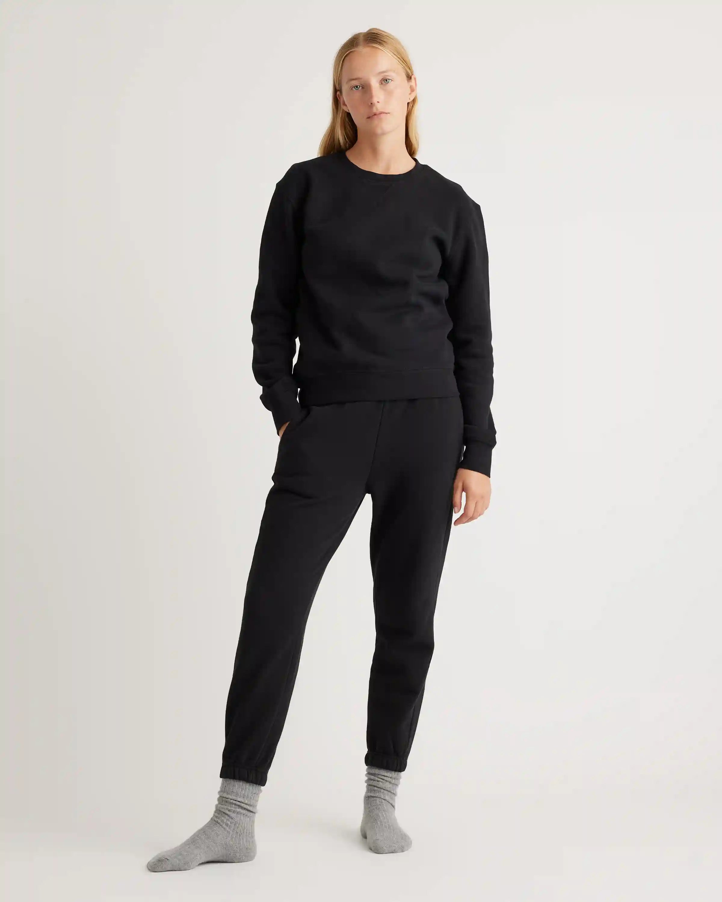 Organic Heavyweight Fleece Boyfriend Sweatpants