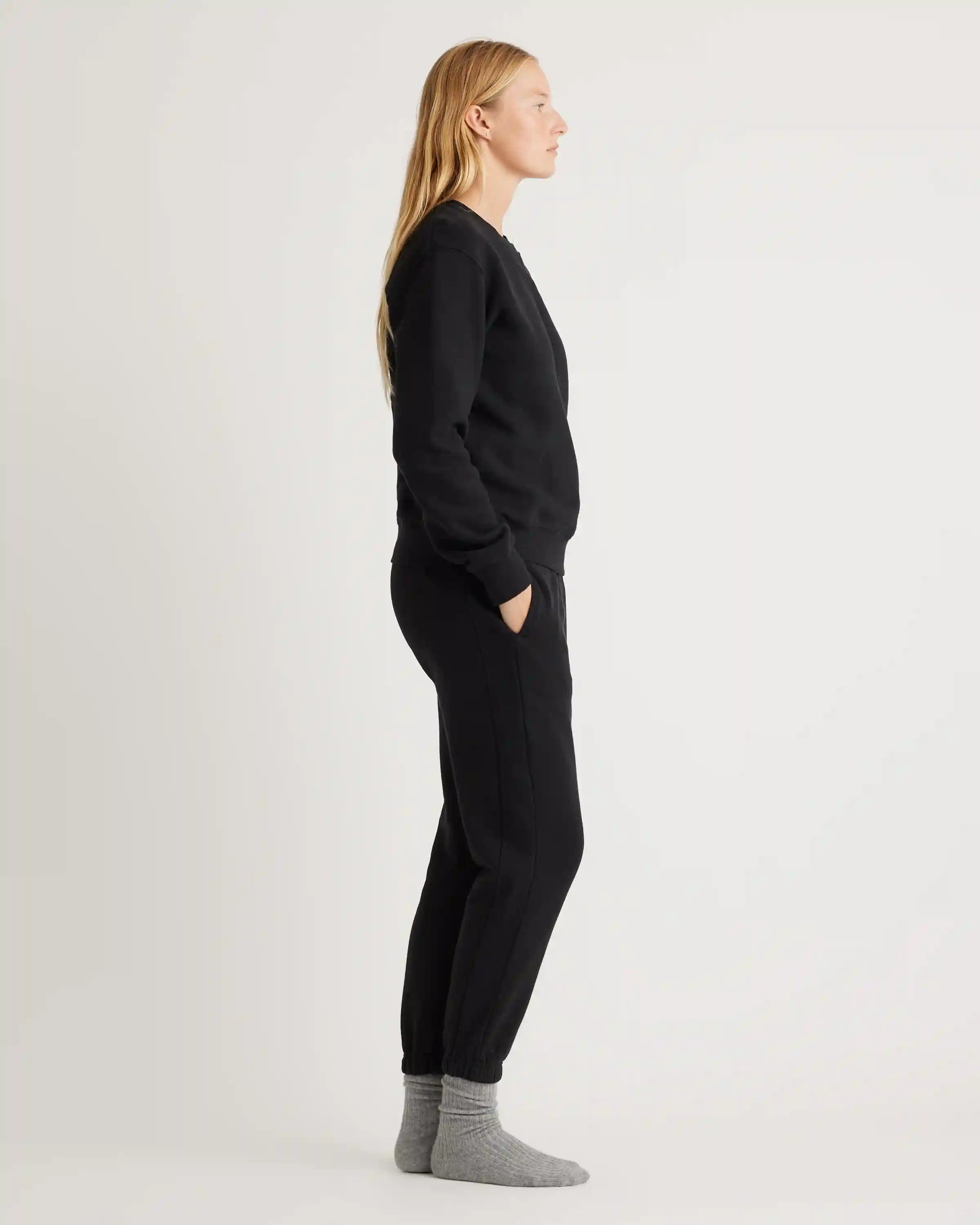 Organic Heavyweight Fleece Boyfriend Sweatpants