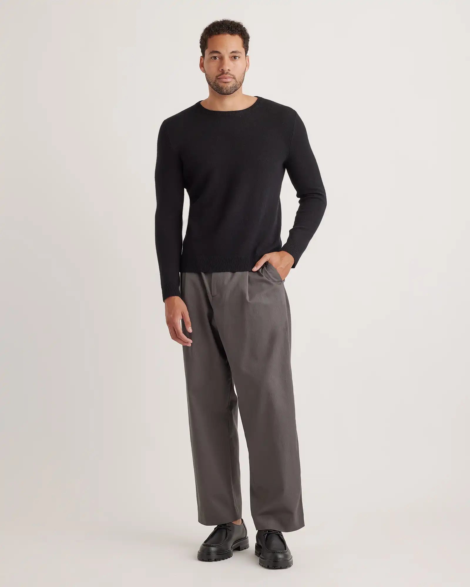Mongolian Spring Cashmere Crewneck Sweater