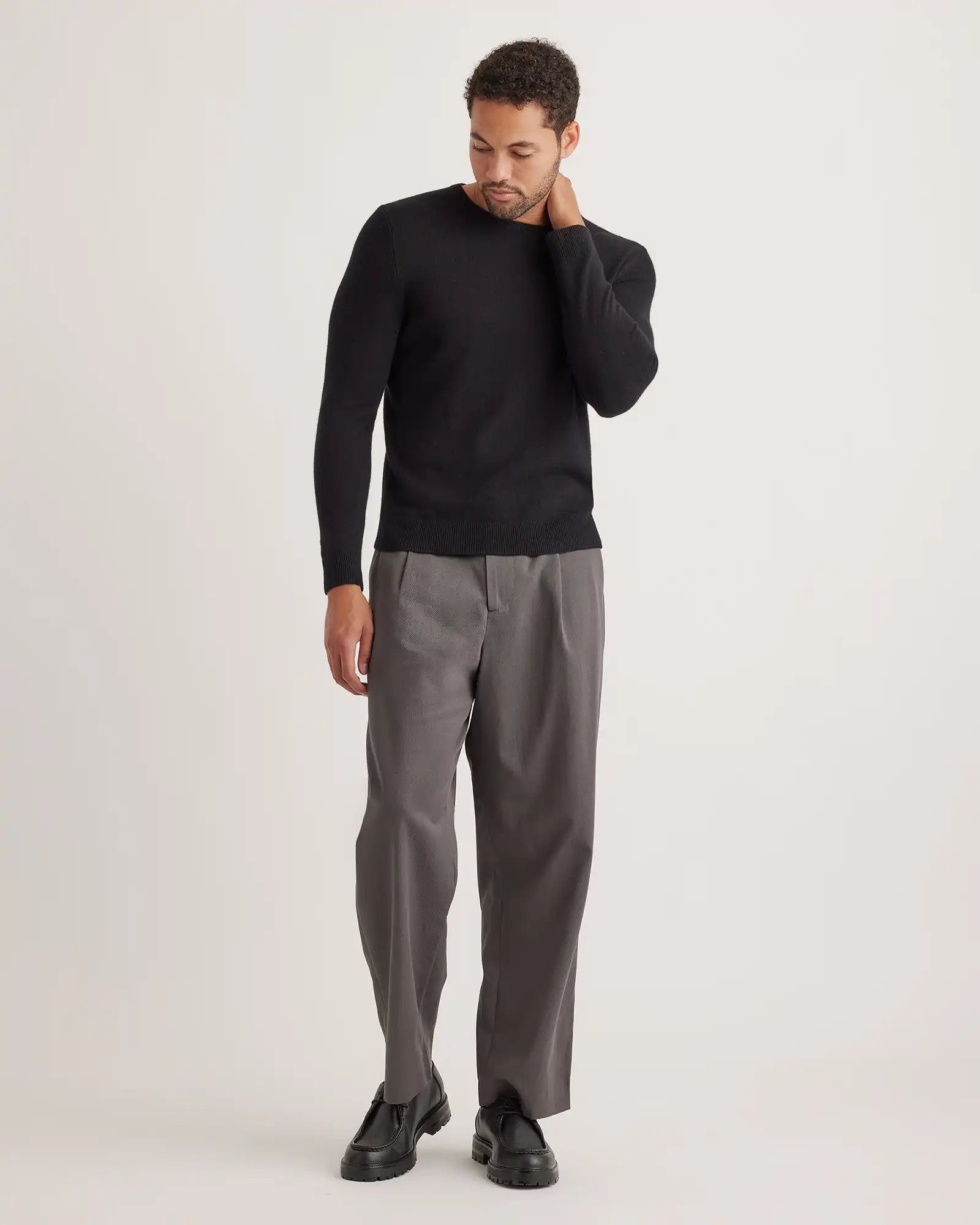 Mongolian Spring Cashmere Crewneck Sweater