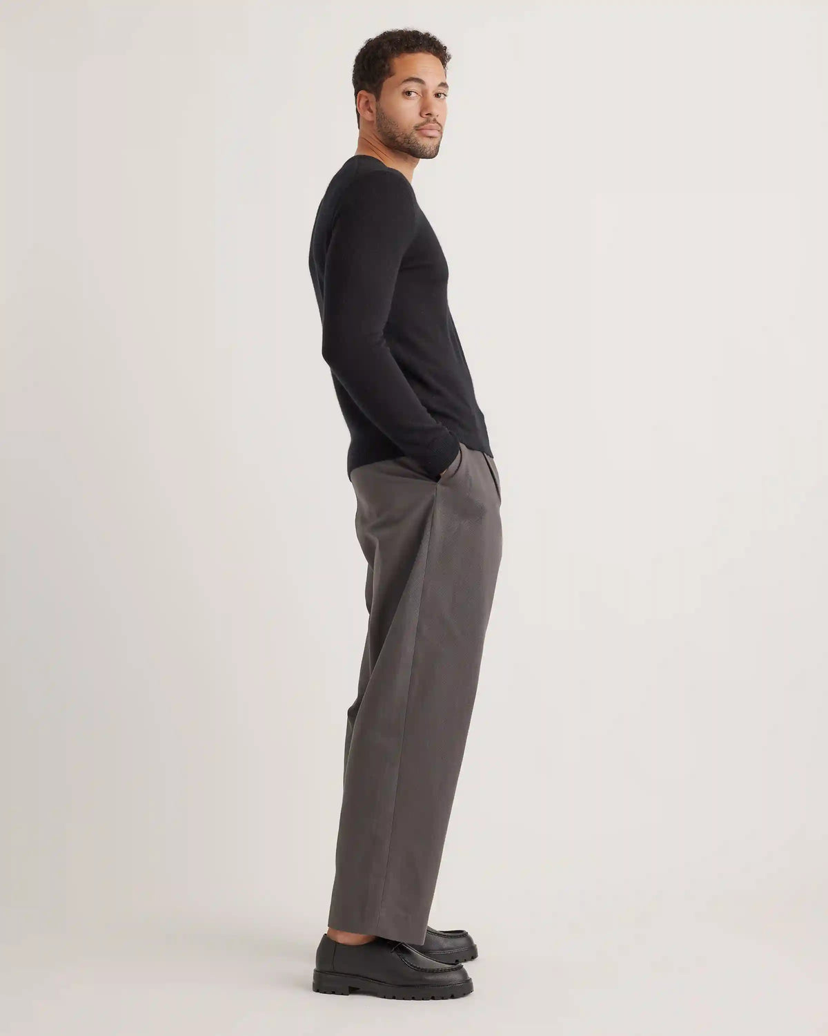 Mongolian Spring Cashmere Crewneck Sweater