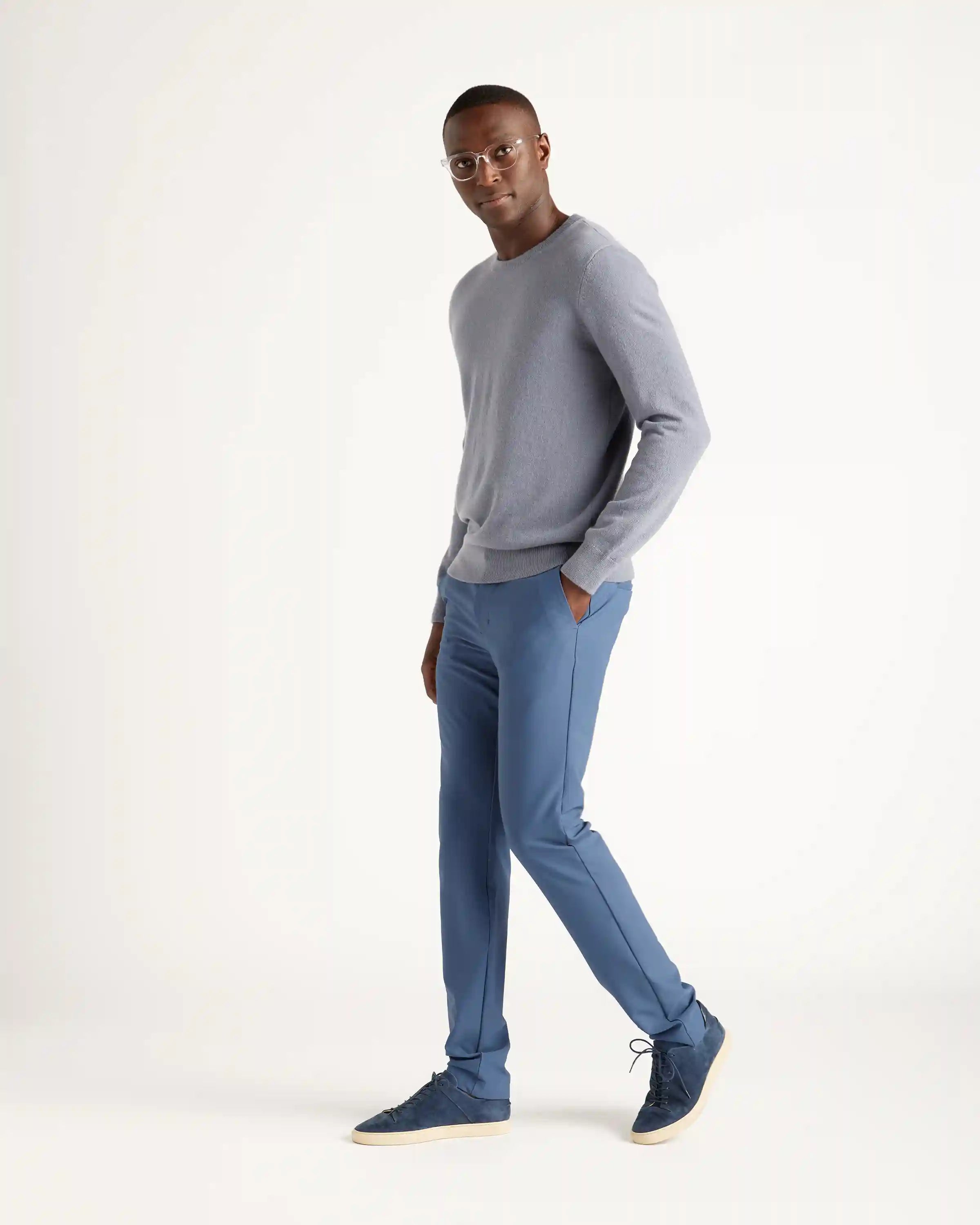 Mongolian Cashmere Crewneck Sweater