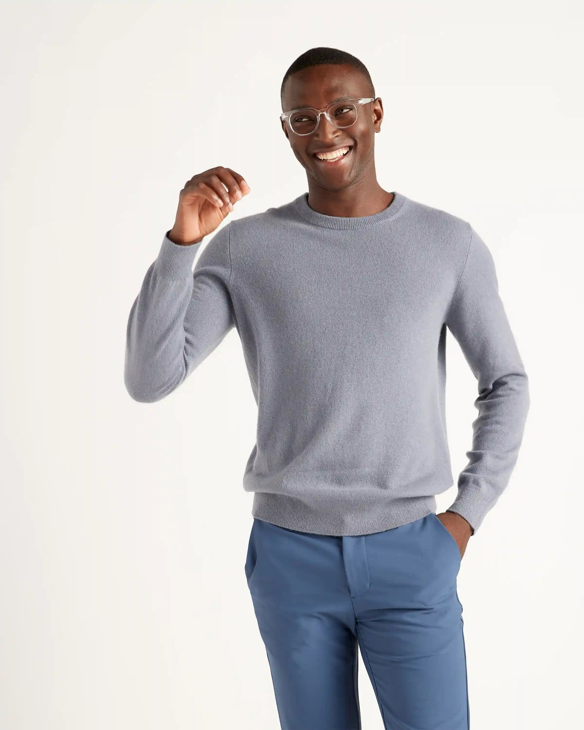 Mongolian Spring Cashmere Crewneck Sweater