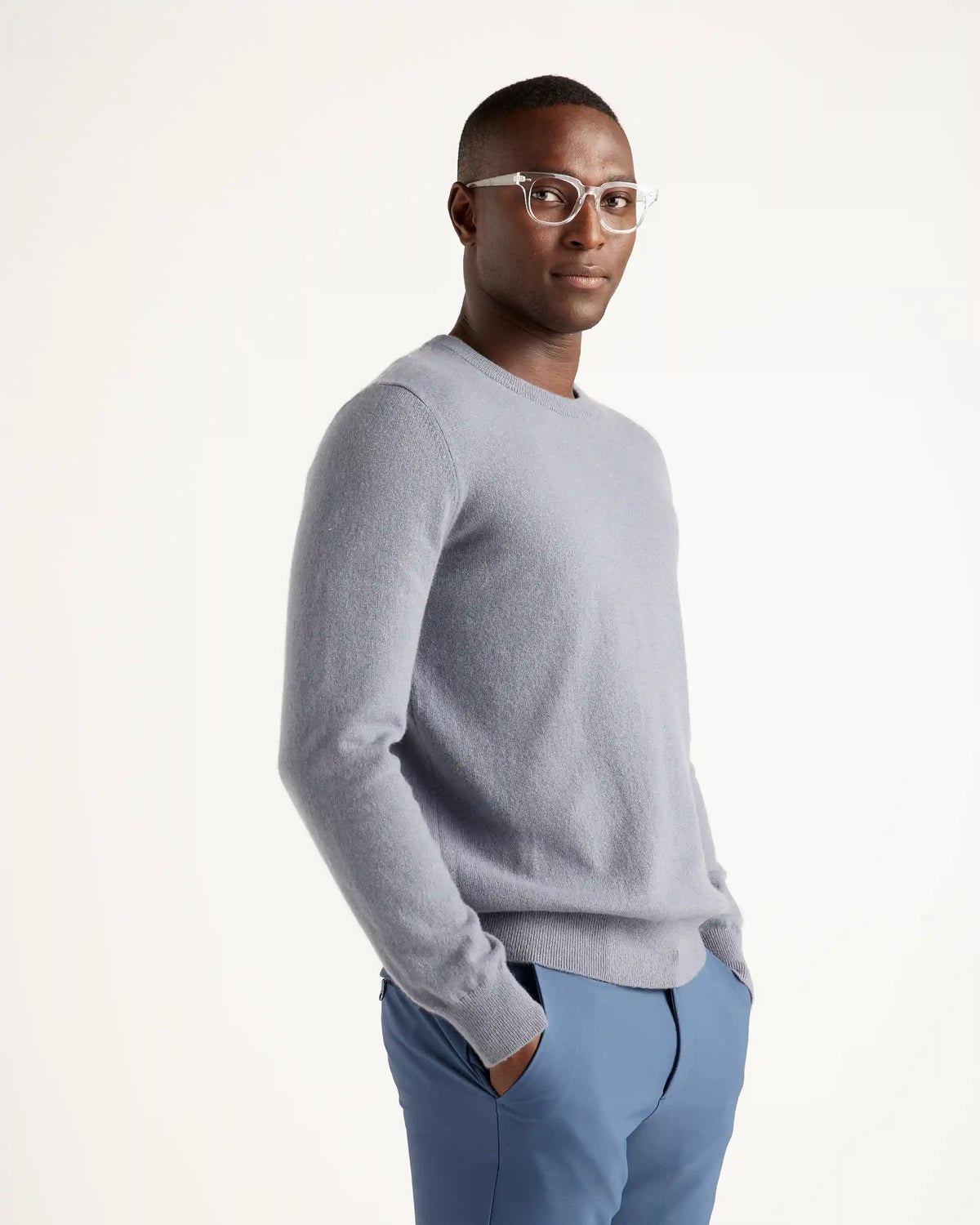 Mongolian Spring Cashmere Crewneck Sweater