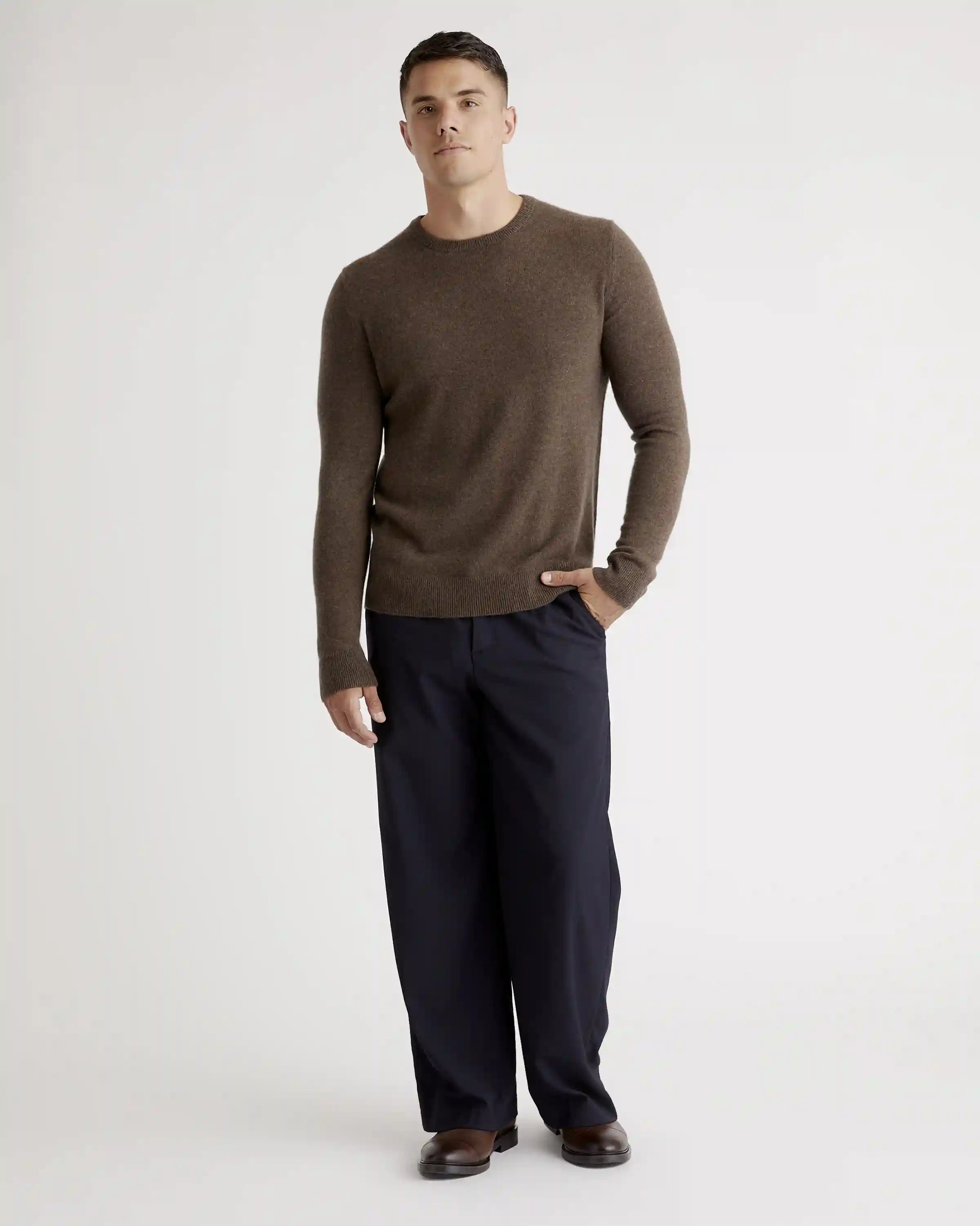 Mongolian Spring Cashmere Crewneck Sweater