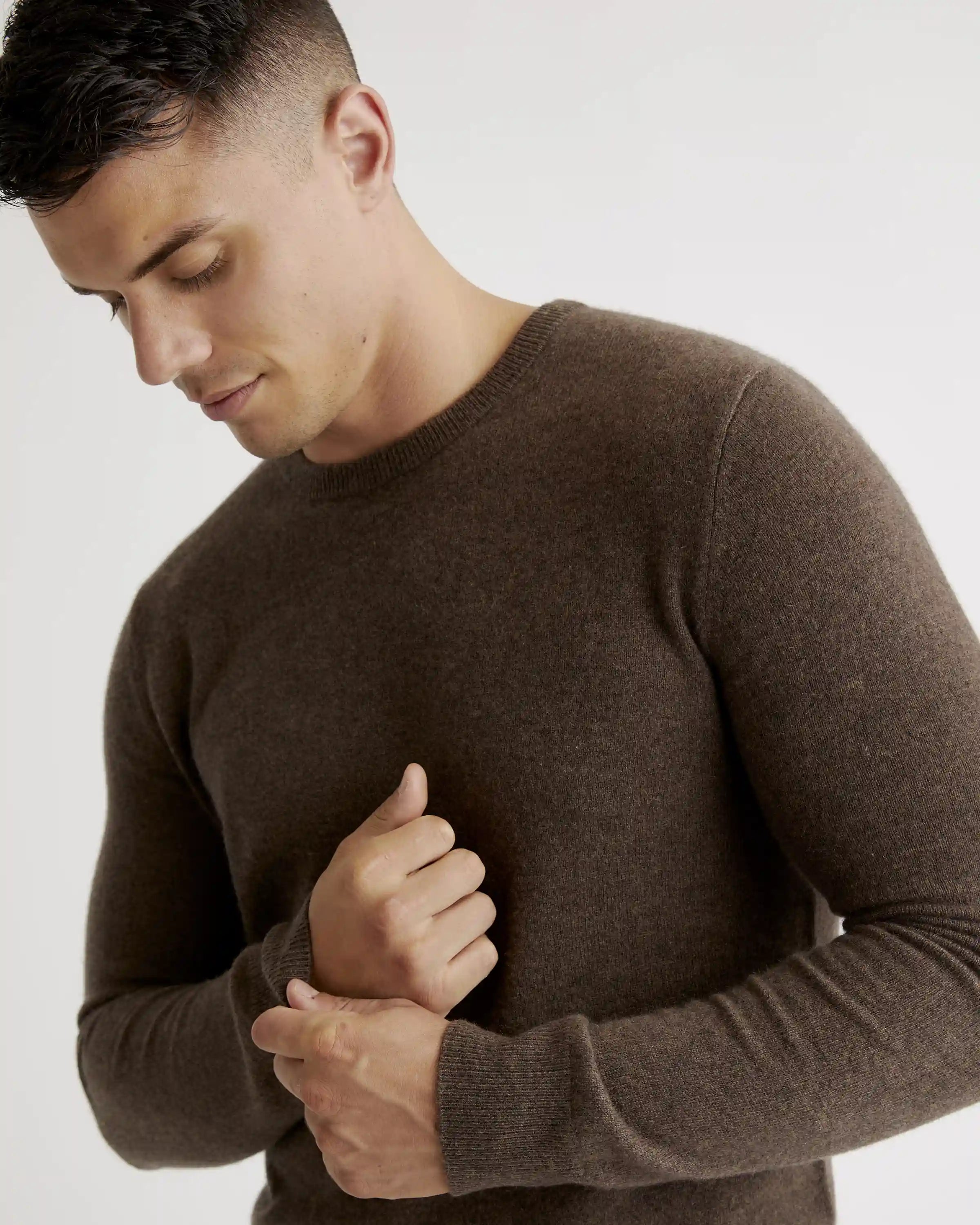 Mongolian Spring Cashmere Crewneck Sweater