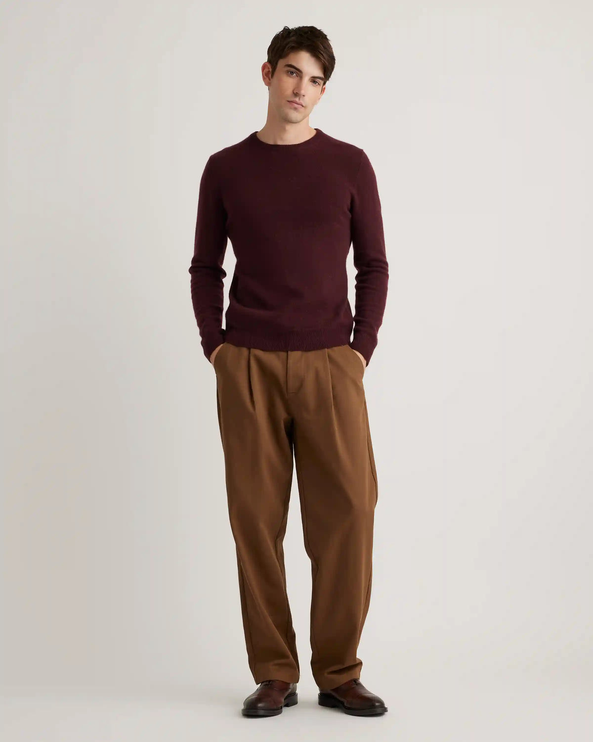Mongolian Cashmere Crewneck Sweater