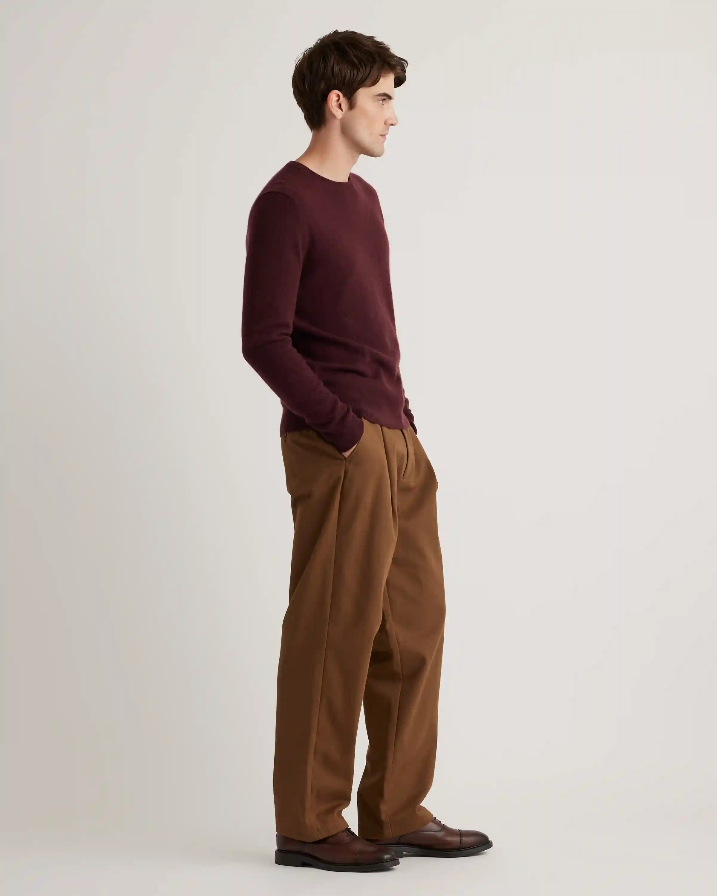 Mongolian Cashmere Crewneck Sweater