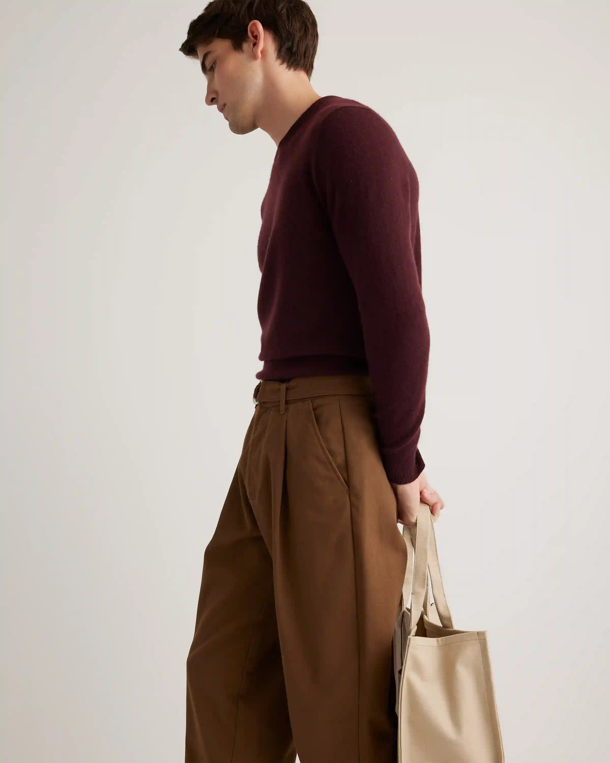 Mongolian Cashmere Crewneck Sweater