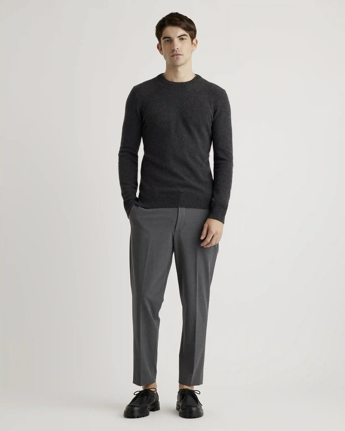 Mongolian Cashmere Crewneck Sweater