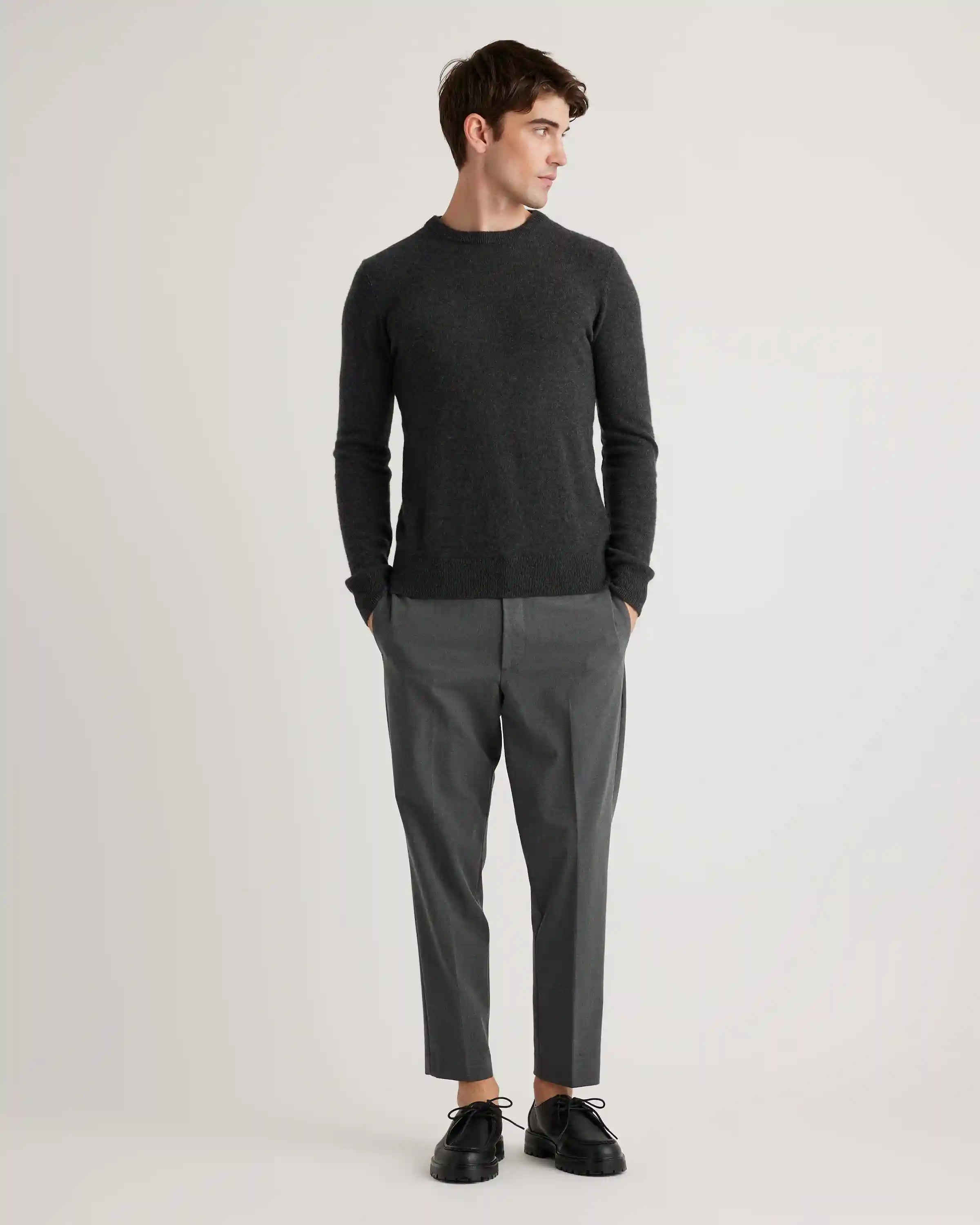 Mongolian Cashmere Crewneck Sweater