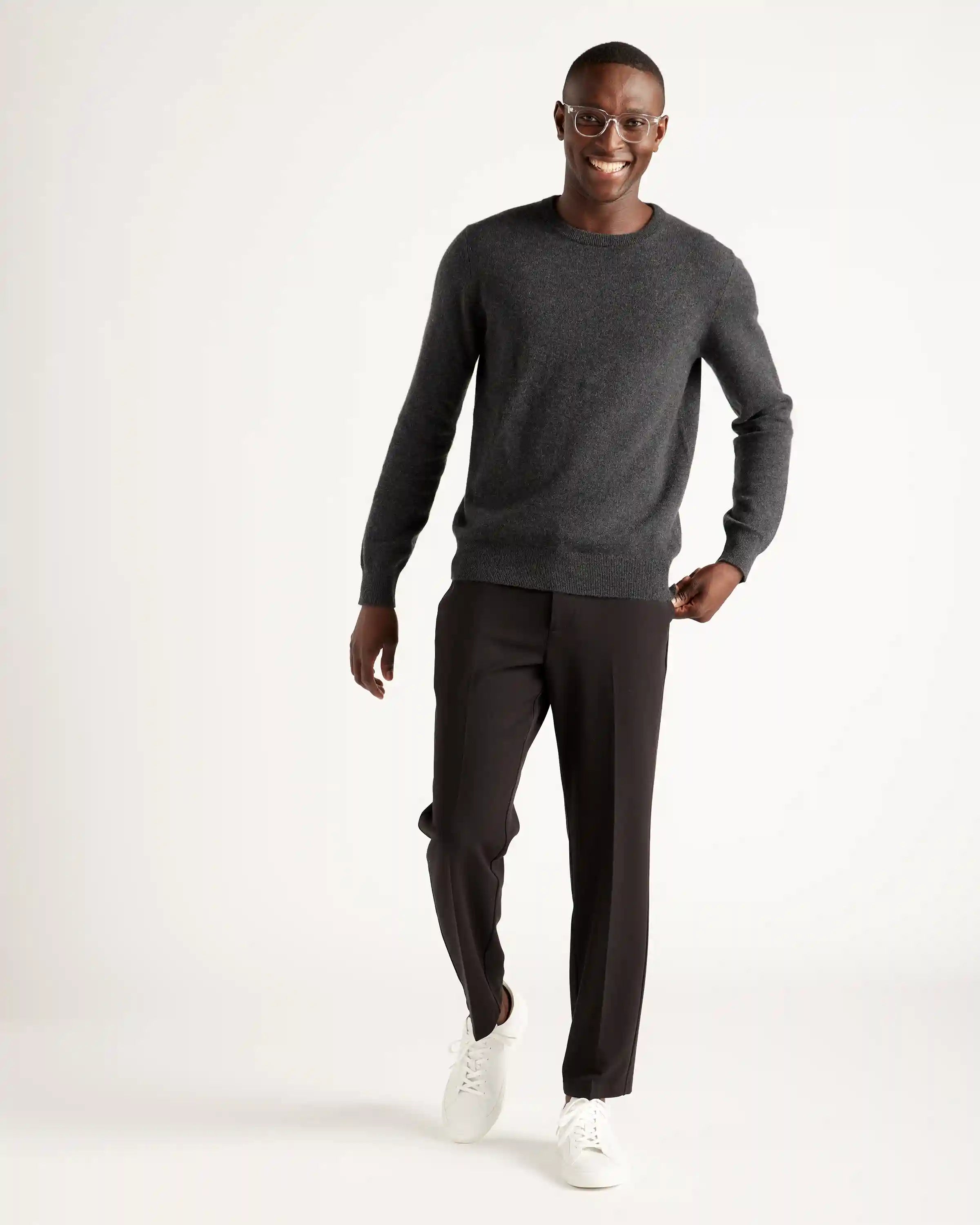Mongolian Spring Cashmere Crewneck Sweater