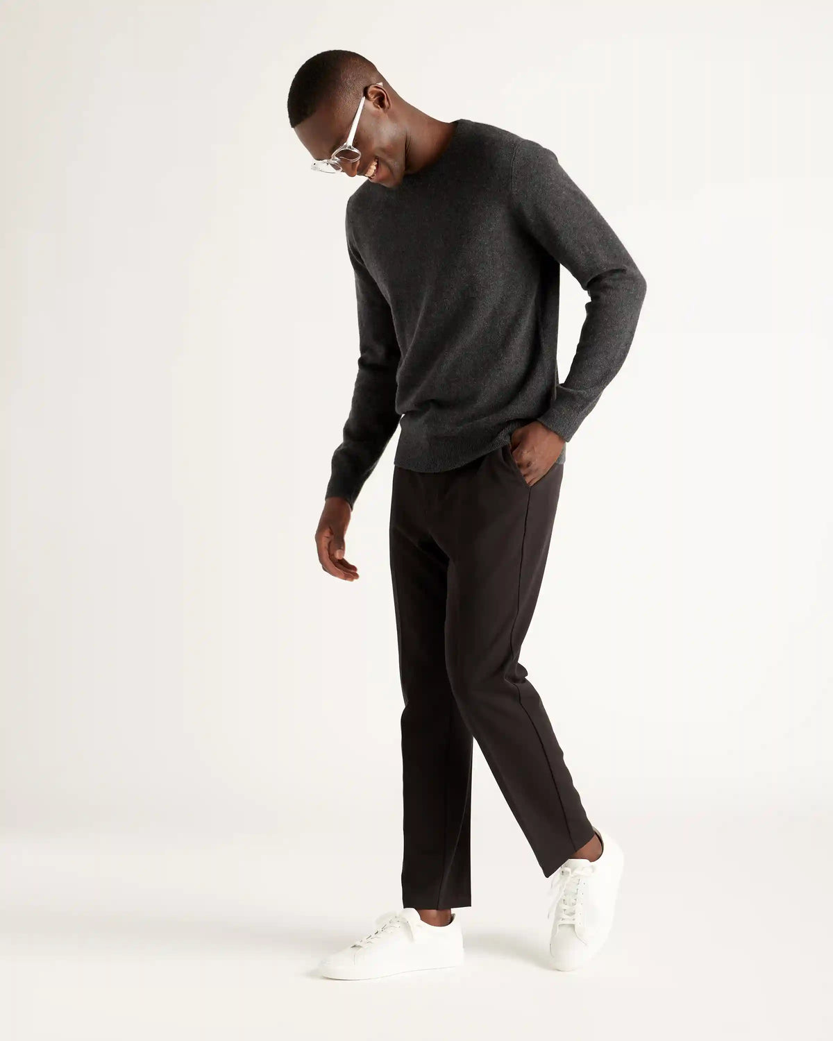 Mongolian Spring Cashmere Crewneck Sweater