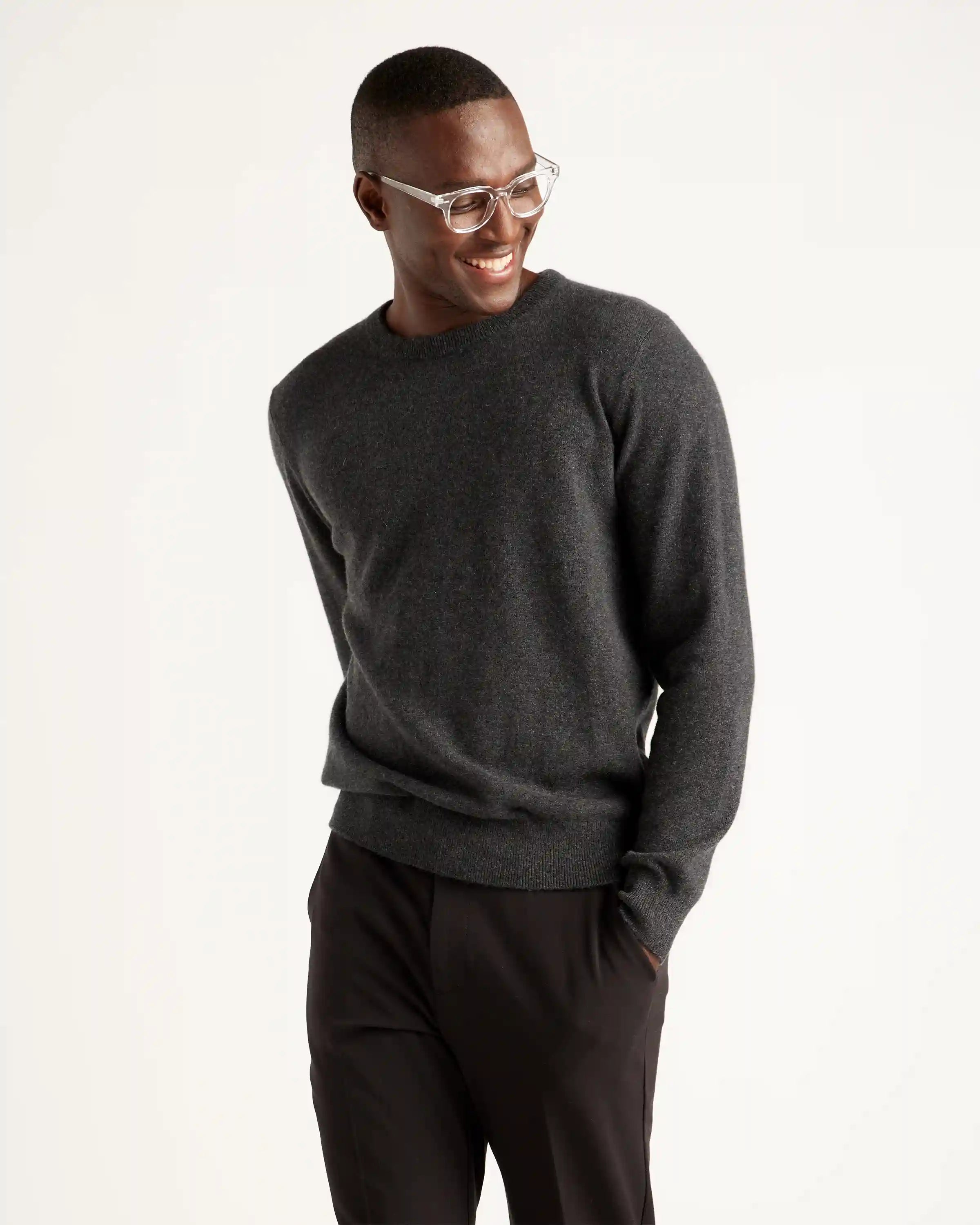 Mongolian Spring Cashmere Crewneck Sweater