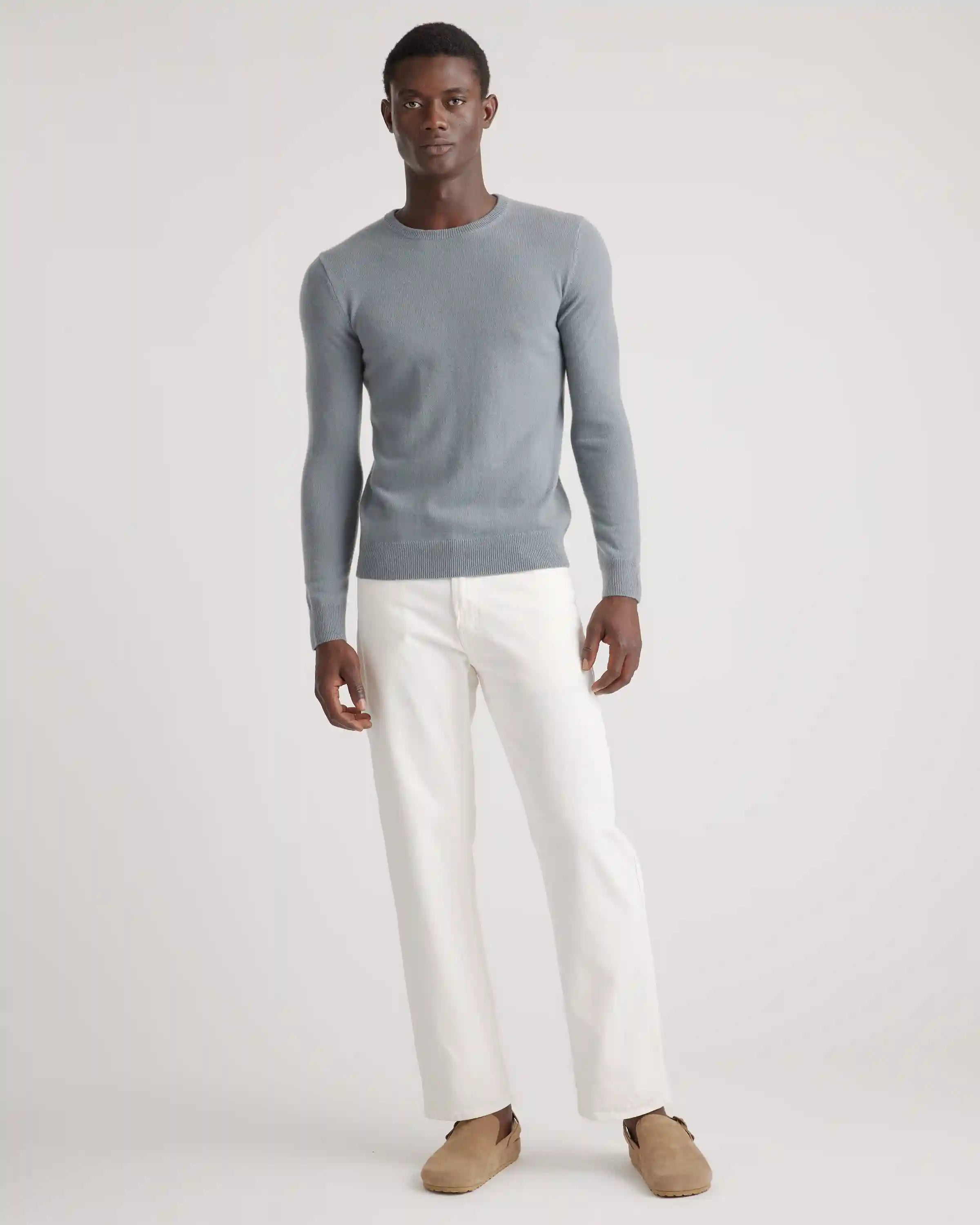 Mongolian Spring Cashmere Crewneck Sweater