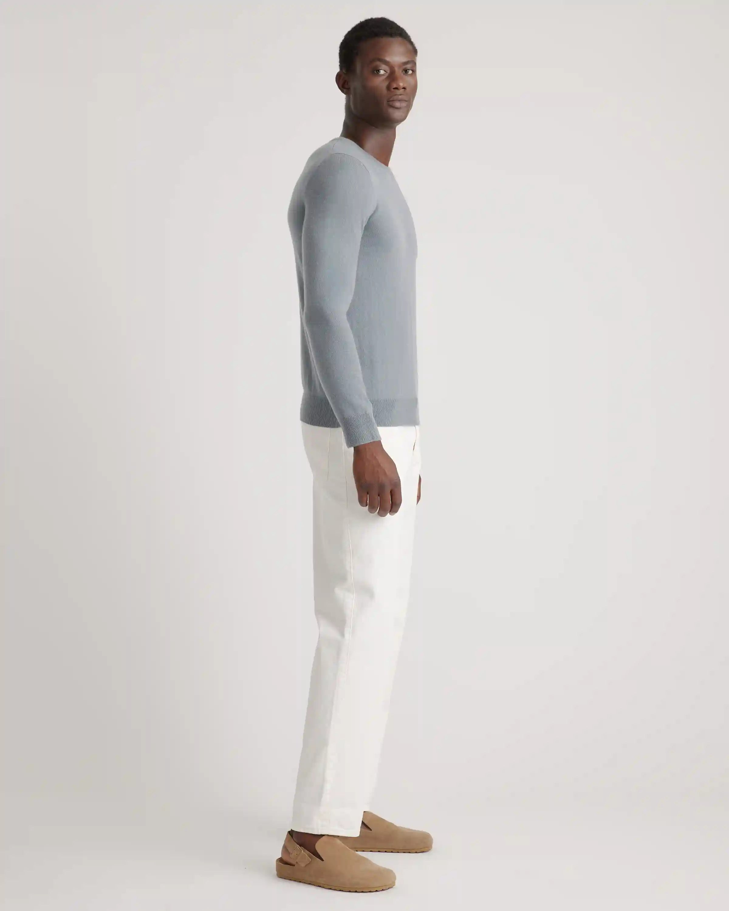 Mongolian Spring Cashmere Crewneck Sweater