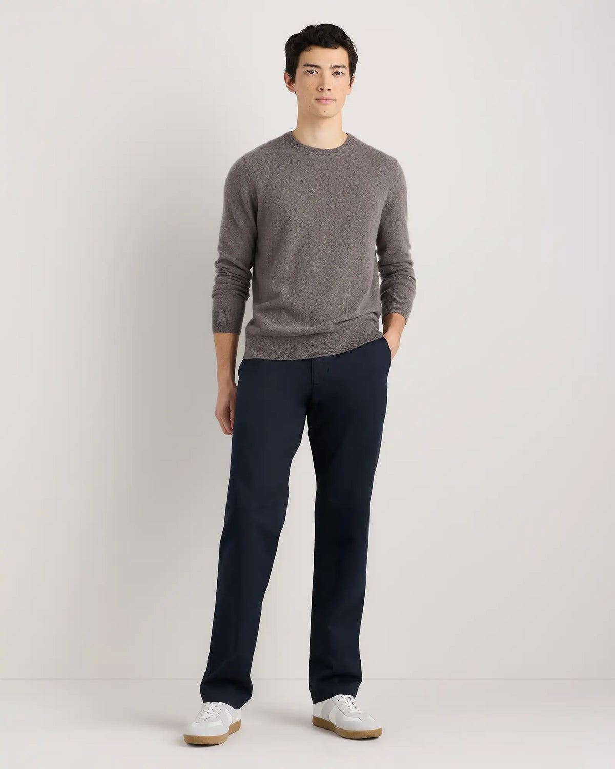 Mongolian Cashmere Crewneck Sweater