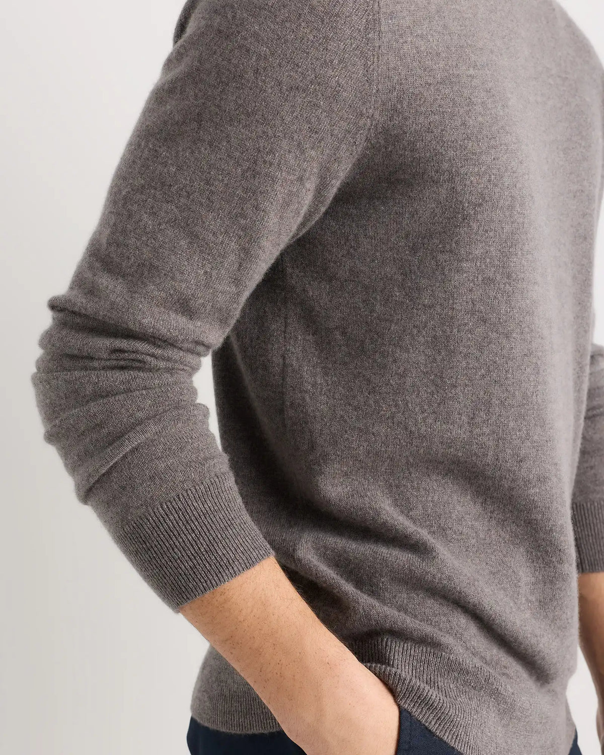 Mongolian Cashmere Crewneck Sweater
