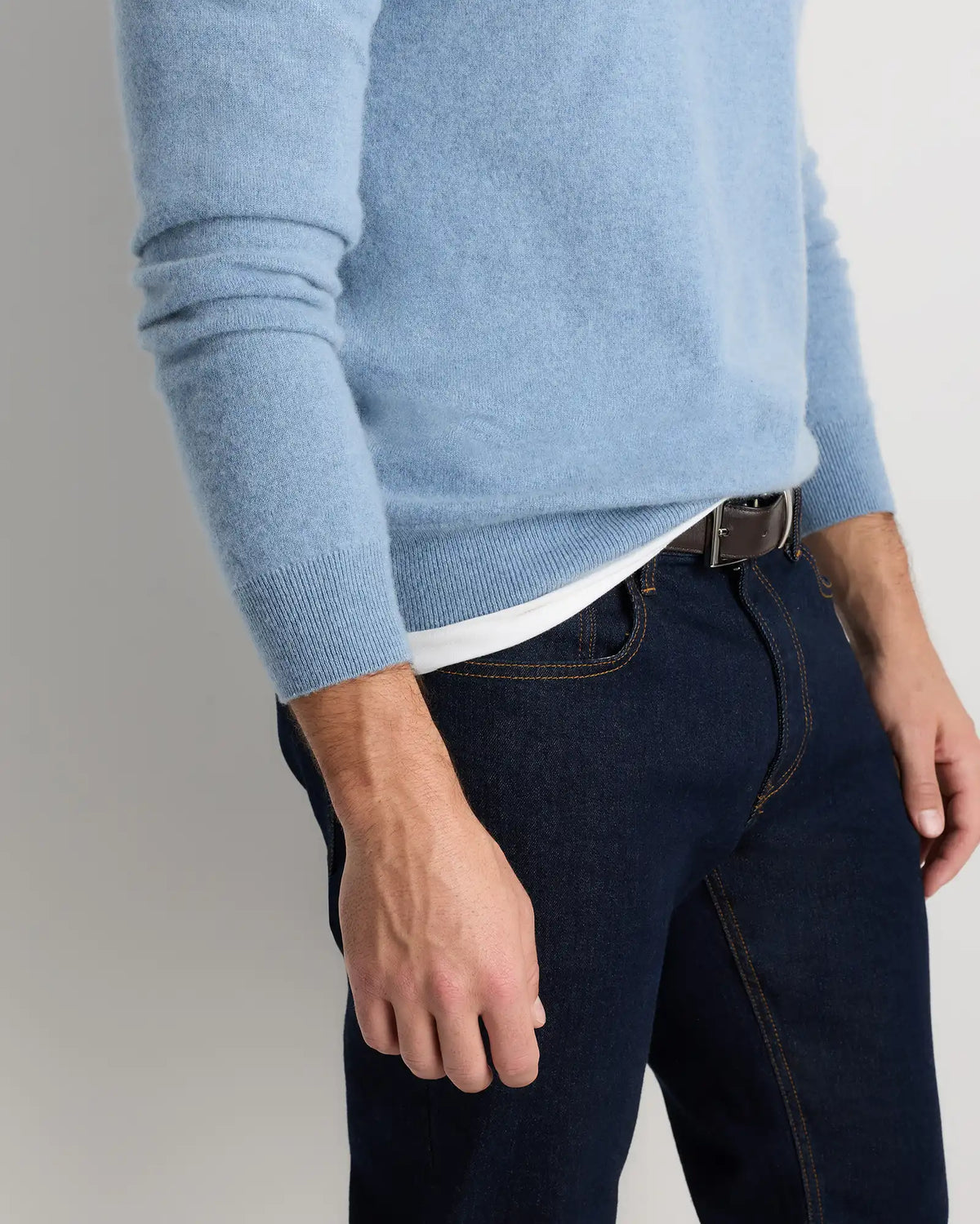 Mongolian Cashmere Crewneck Sweater