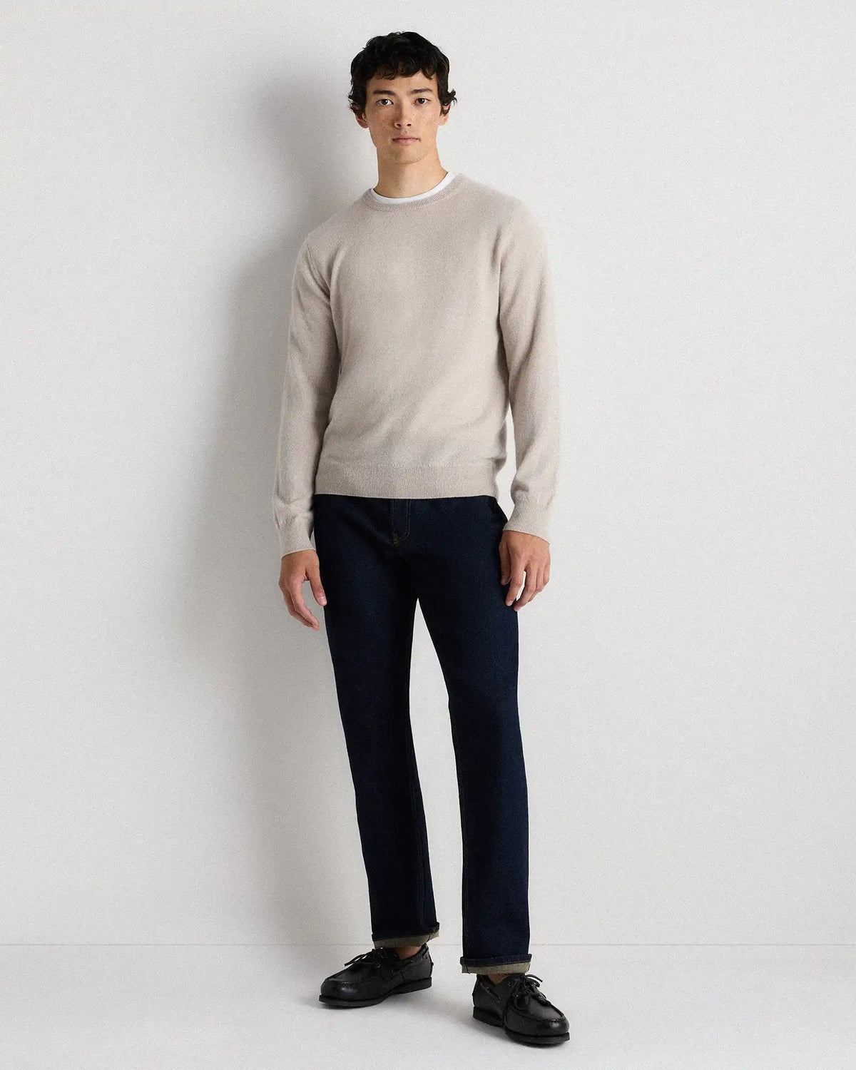 Mongolian Cashmere Crewneck Sweater