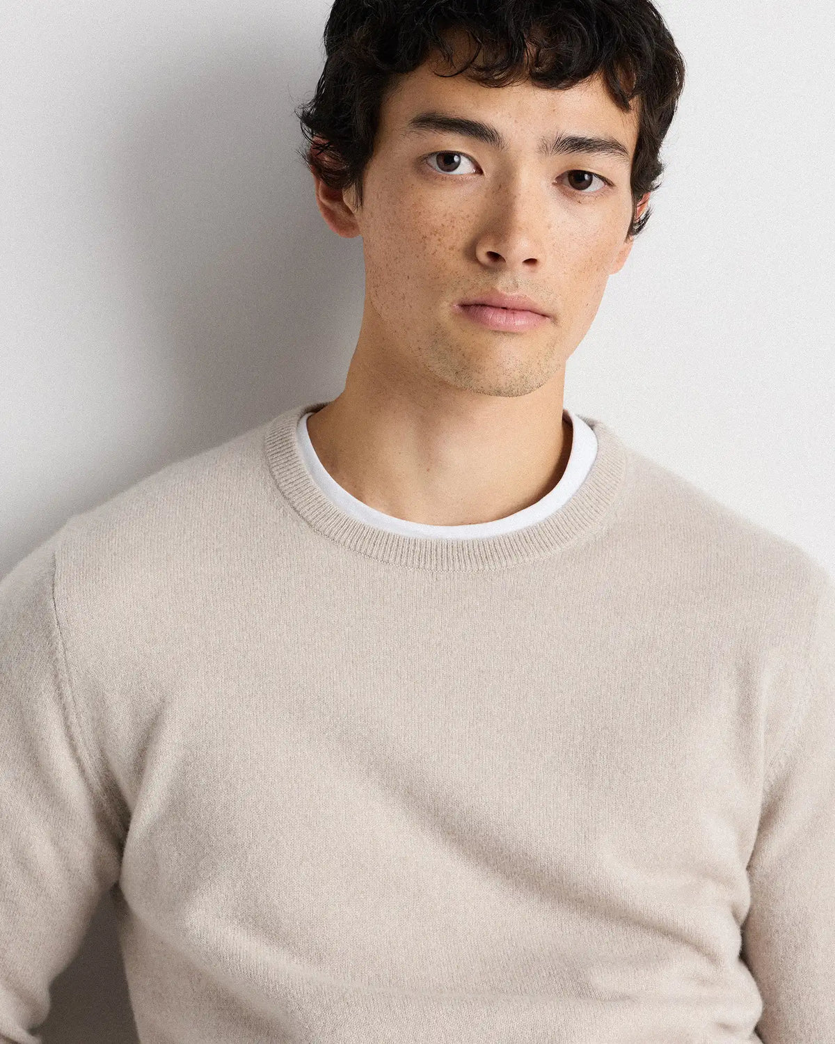 Mongolian Cashmere Crewneck Sweater