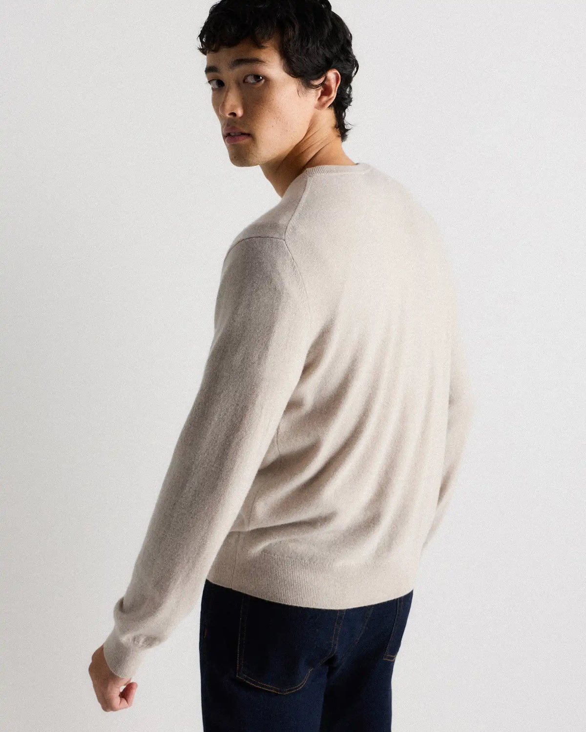 Mongolian Cashmere Crewneck Sweater