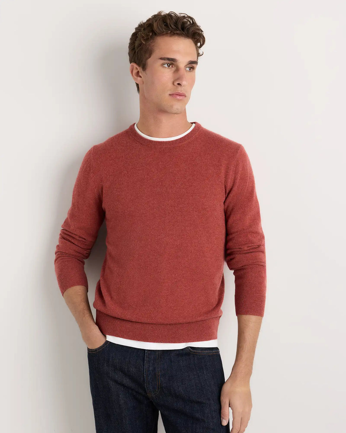Mongolian Cashmere Crewneck Sweater