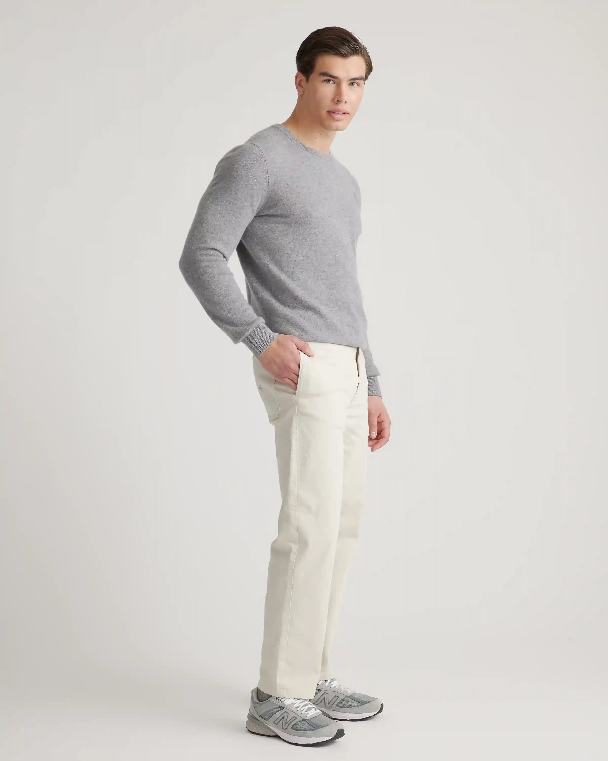 Mongolian Spring Cashmere Crewneck Sweater