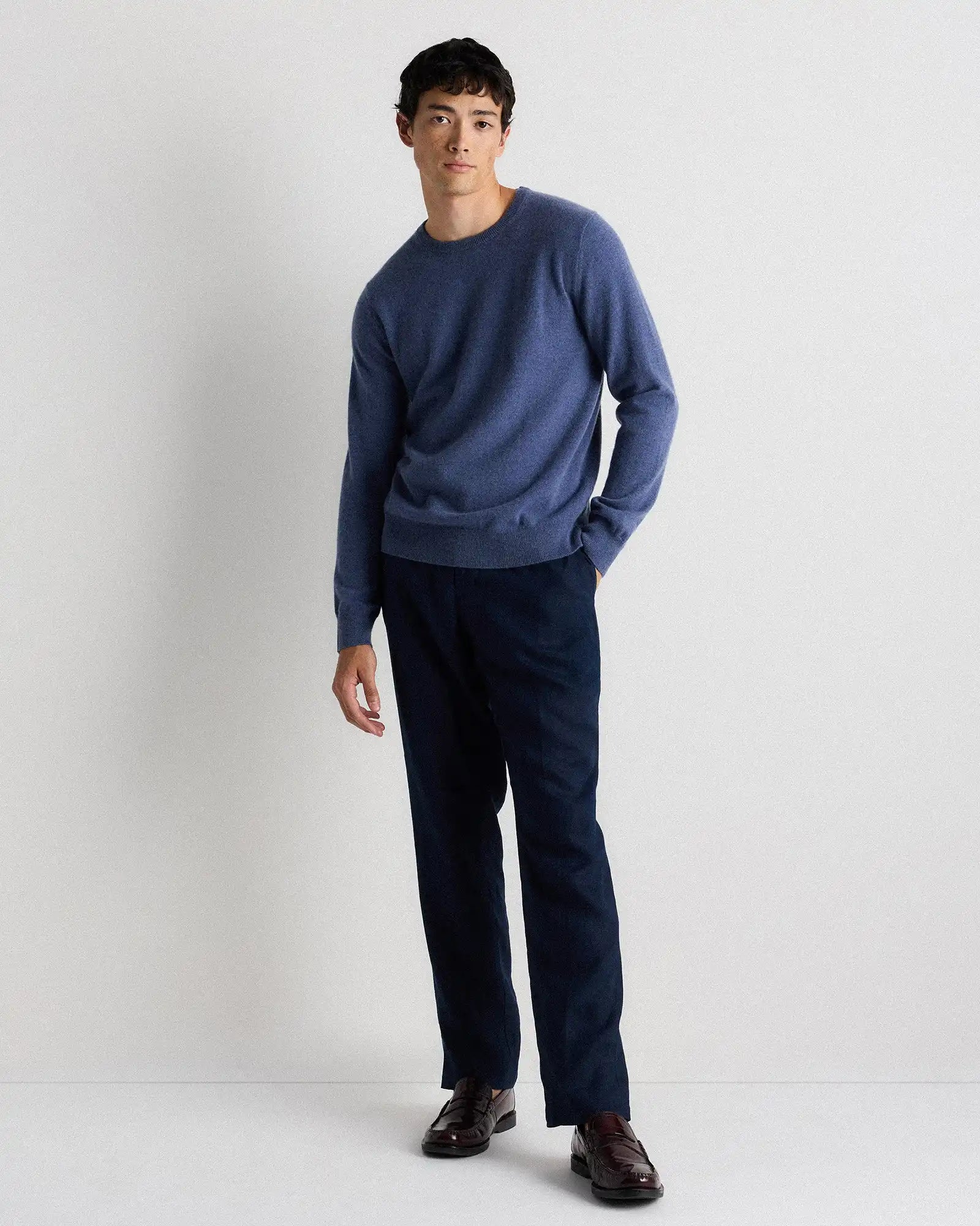 Mongolian Cashmere Crewneck Sweater