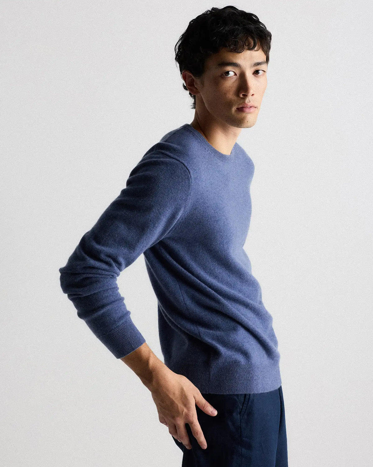 Mongolian Cashmere Crewneck Sweater