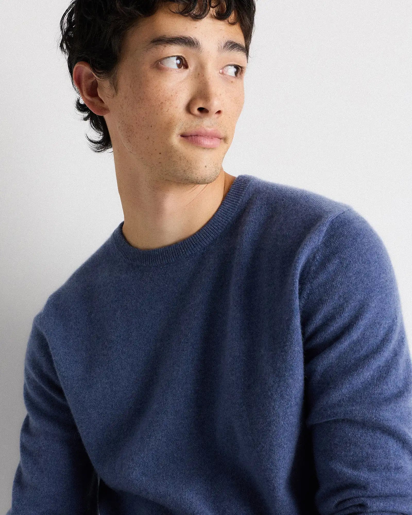 Mongolian Cashmere Crewneck Sweater