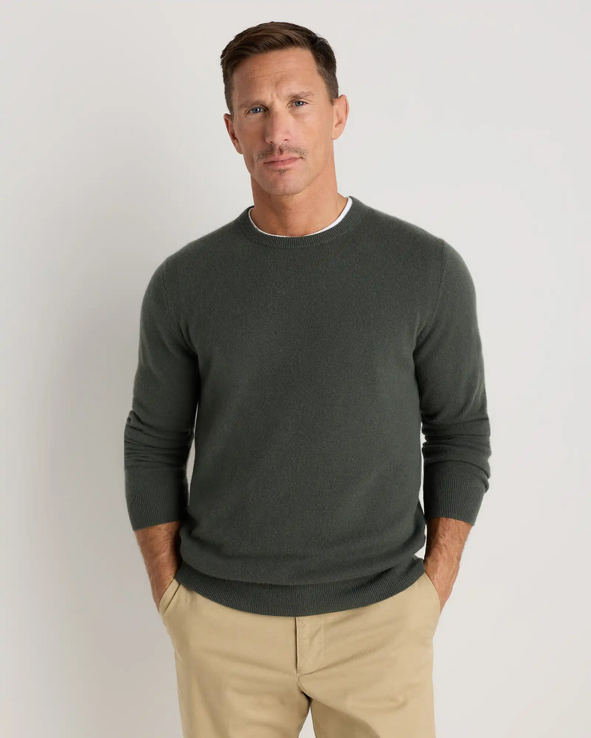 Mongolian Cashmere Crewneck Sweater