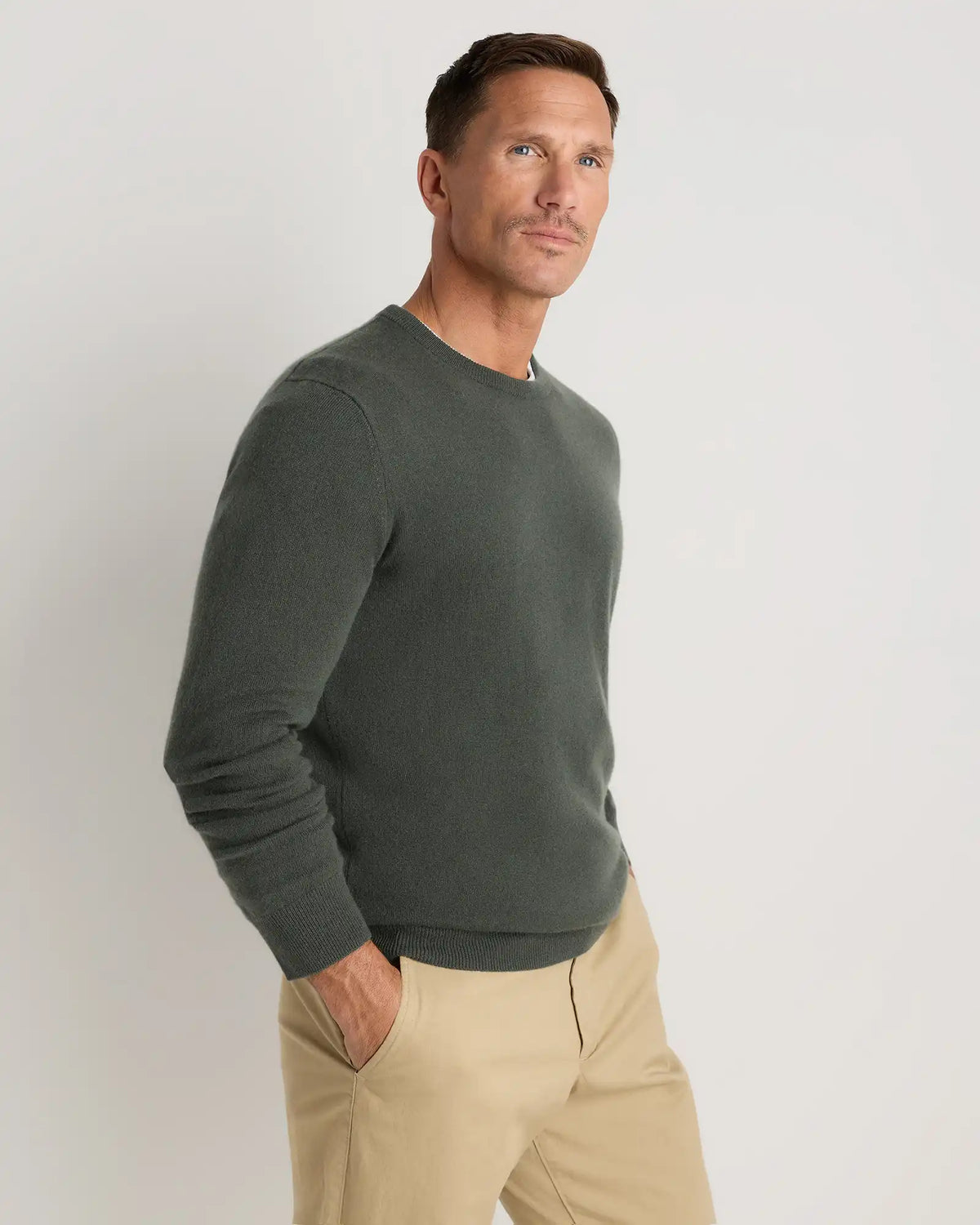 Mongolian Cashmere Crewneck Sweater