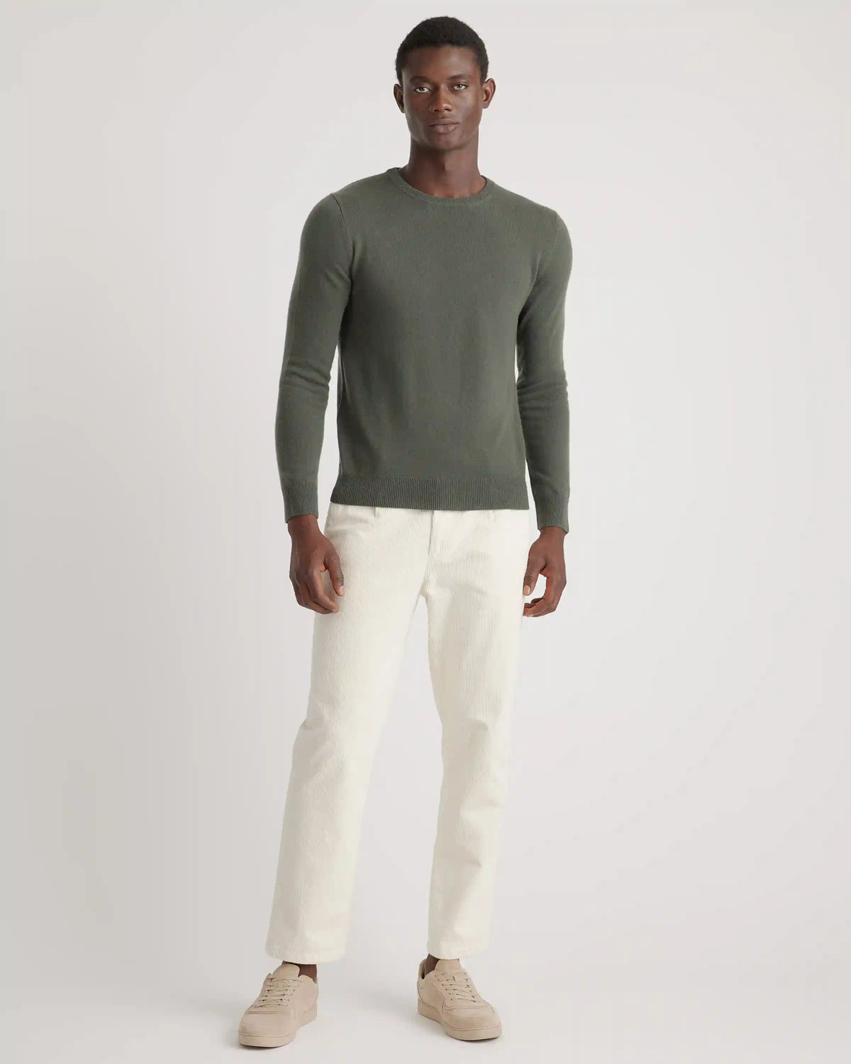 Mongolian Spring Cashmere Crewneck Sweater